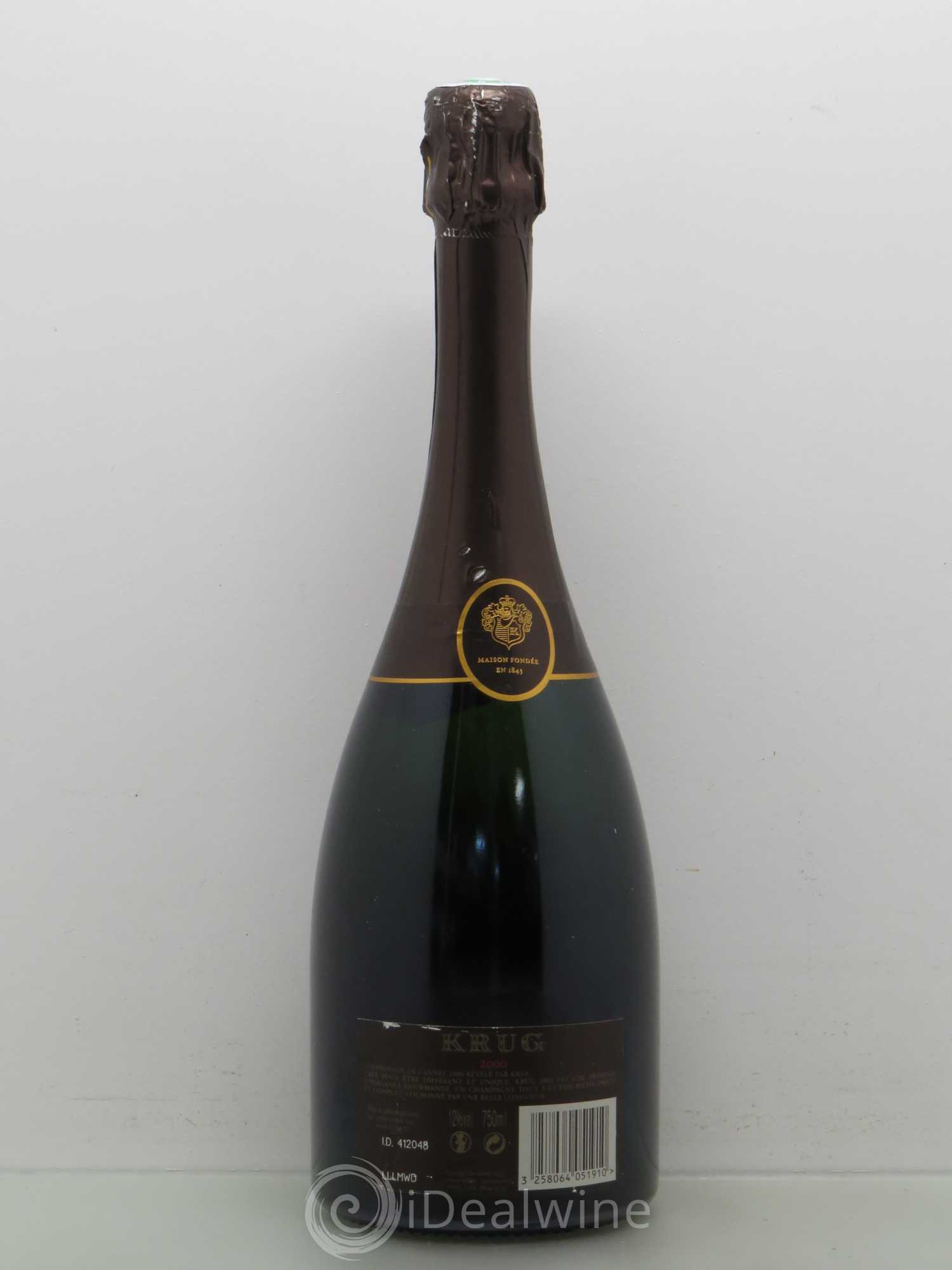 Vintage Krug 2000 - Lot de 1 bouteille - 1