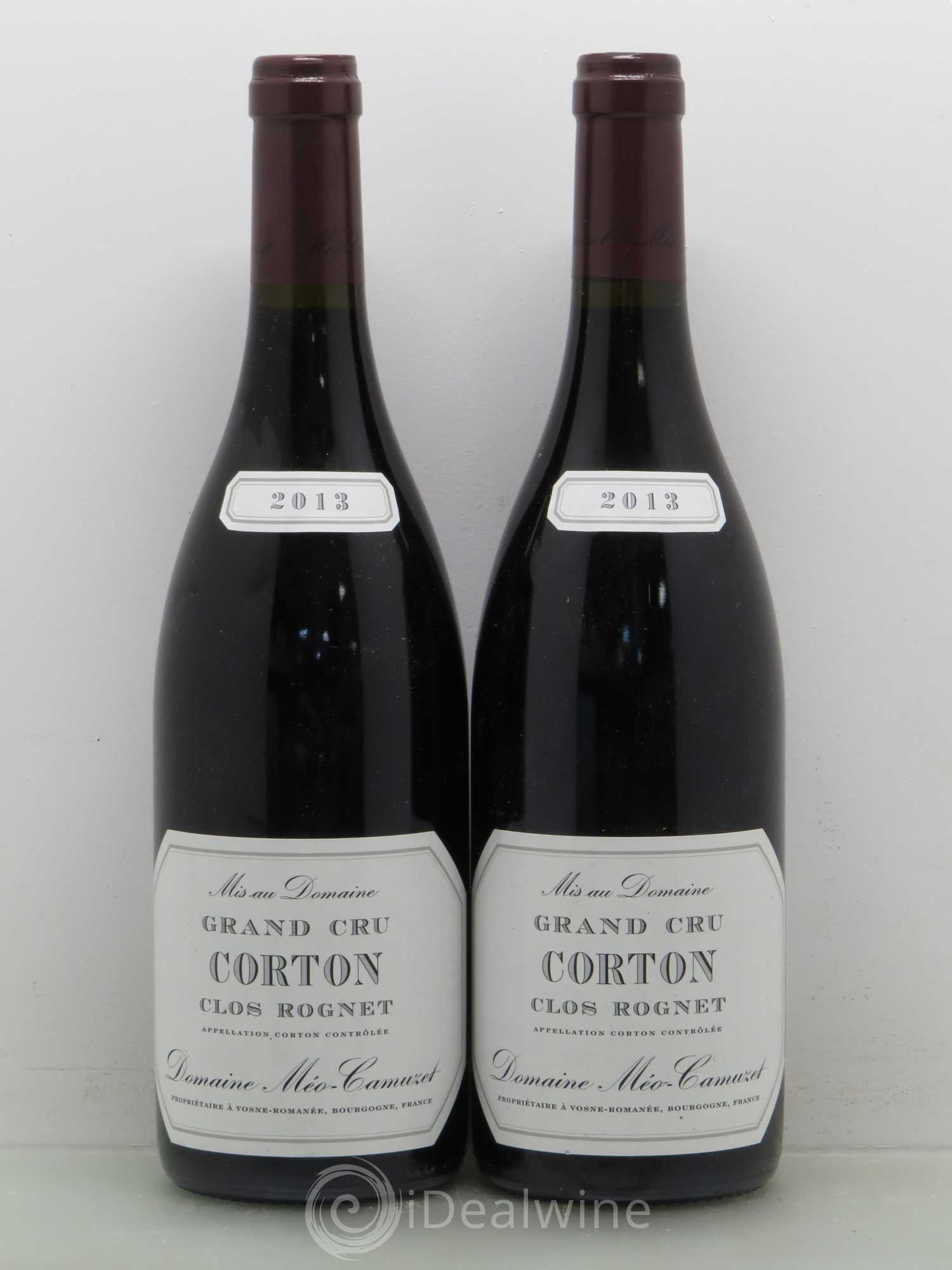 Corton Grand Cru Clos Rognet Méo-Camuzet (Domaine) 2013 - Lot de 2 bouteilles - 0