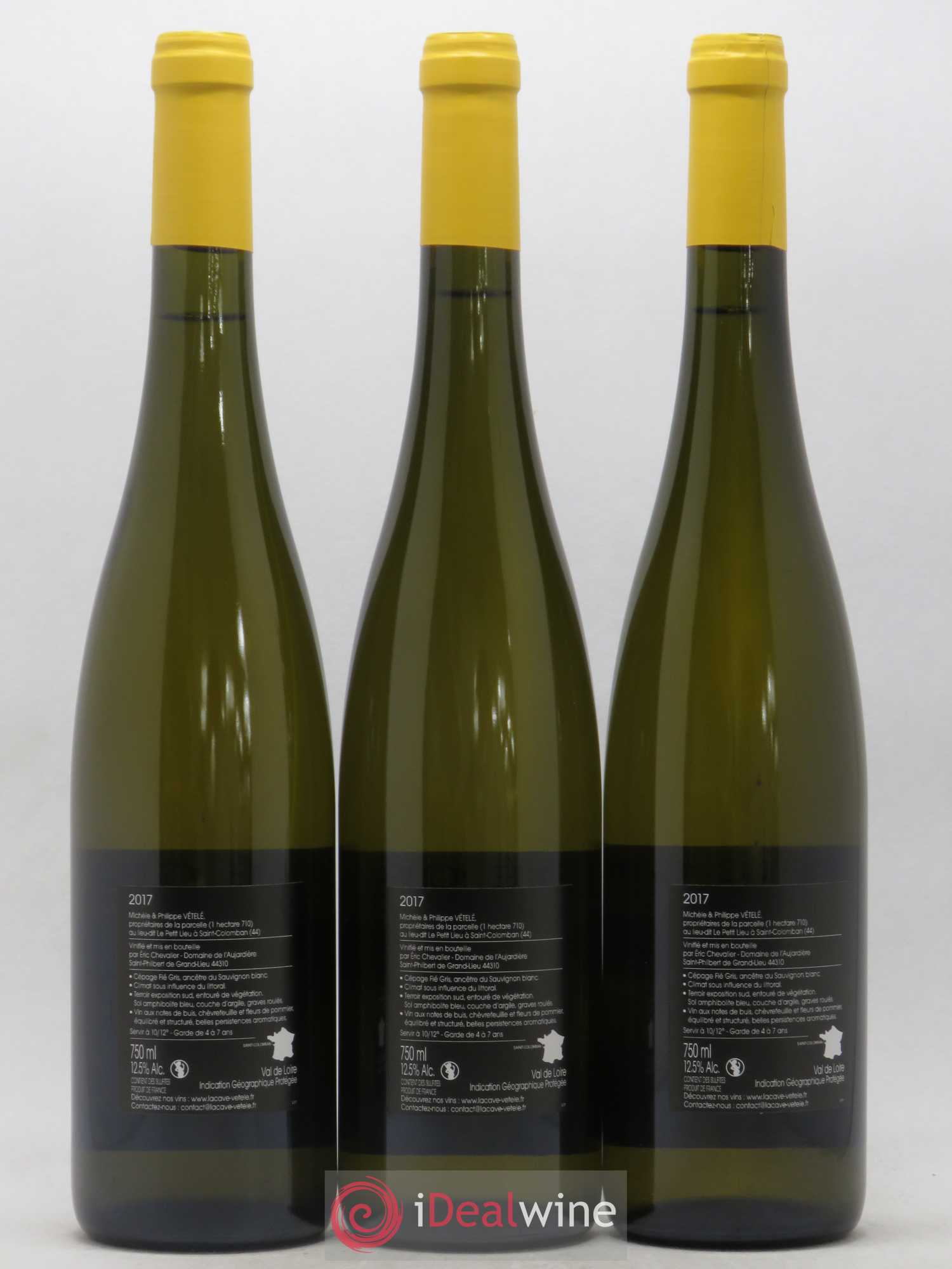 Val de Loire Fié gris La Grande Versenne cepage préhylloxérique Eric Chevalier 2017 - Posten von 3 Flaschen - 1