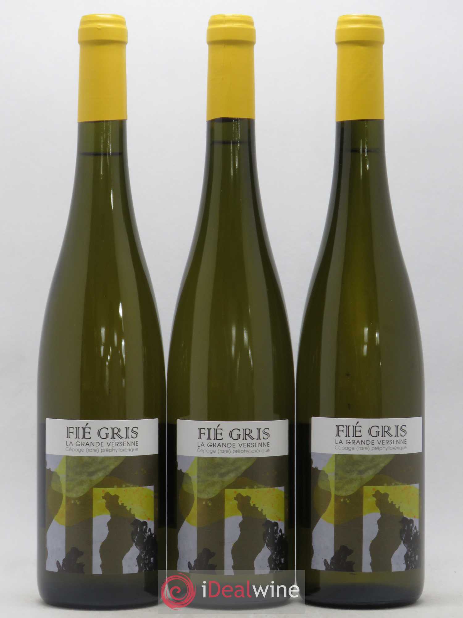 Val de Loire Fié gris La Grande Versenne cepage préhylloxérique Eric Chevalier 2017 - Posten von 3 Flaschen - 0