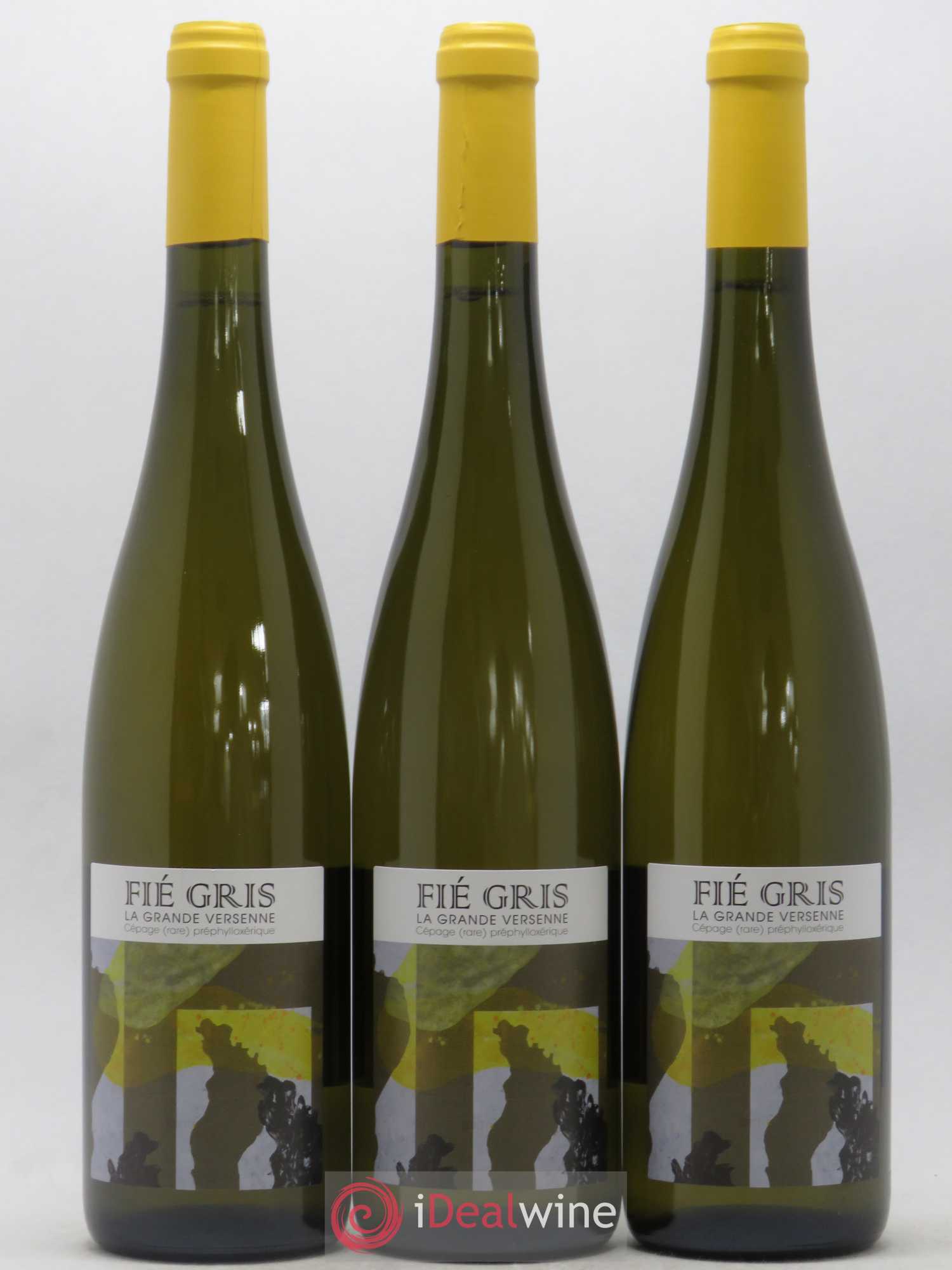 Val de Loire Fié gris La Grande Versenne cepage préhylloxérique Eric Chevalier 2017 - Posten von 3 Flaschen - 0