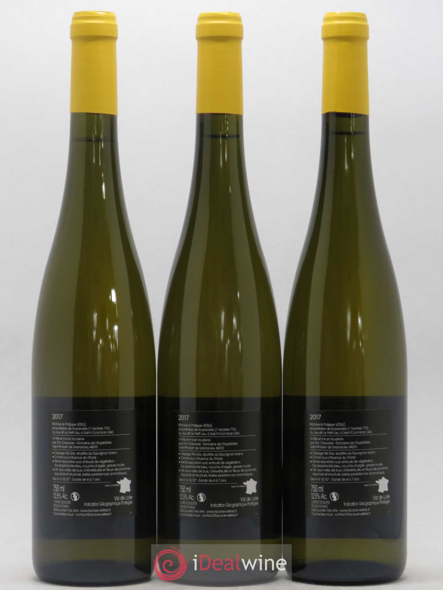Val de Loire Fié gris La Grande Versenne cepage préhylloxérique Eric Chevalier 2017 - Posten von 3 Flaschen - 1