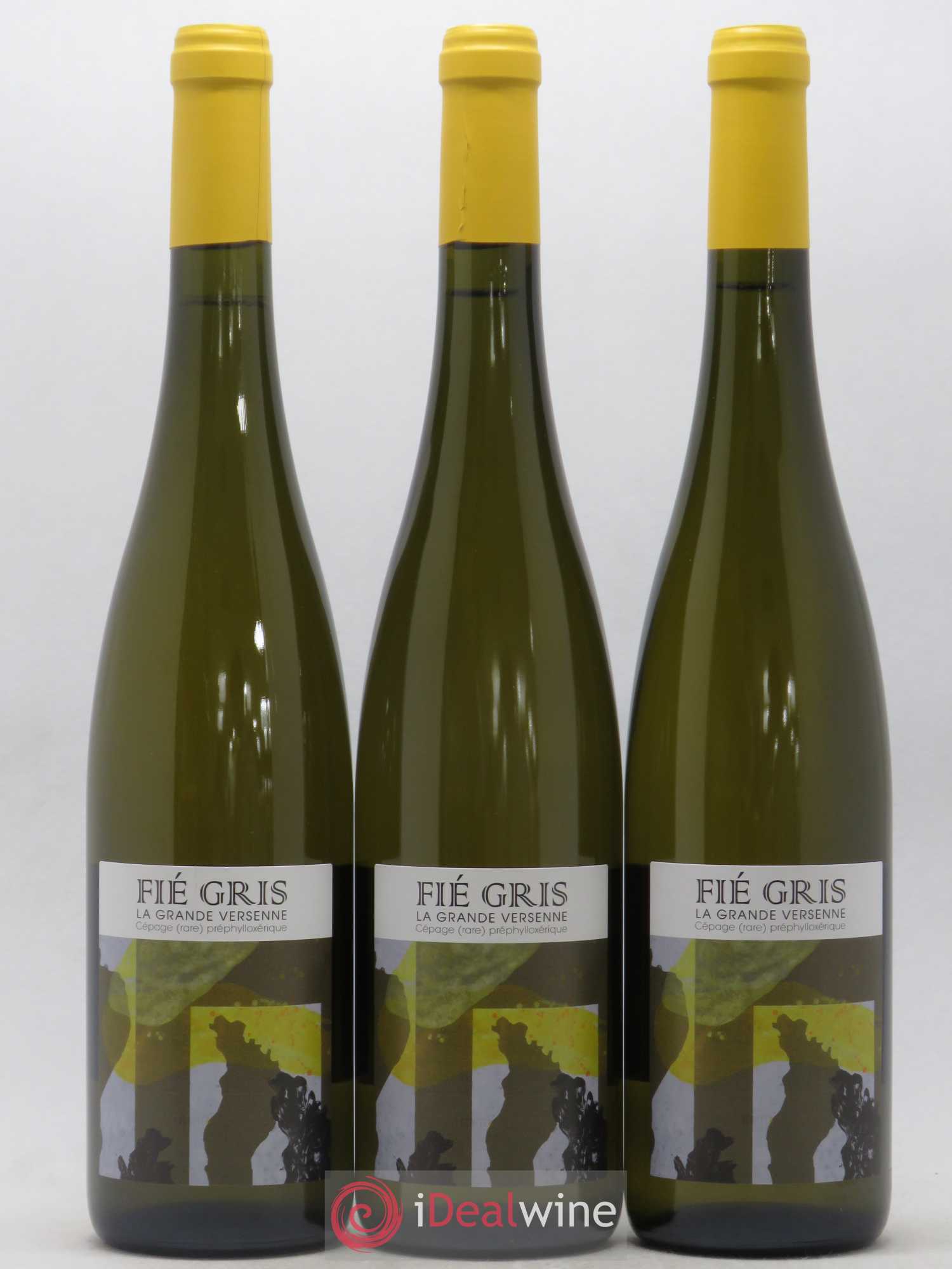 Val de Loire Fié gris La Grande Versenne cepage préhylloxérique Eric Chevalier 2017 - Posten von 3 Flaschen - 0