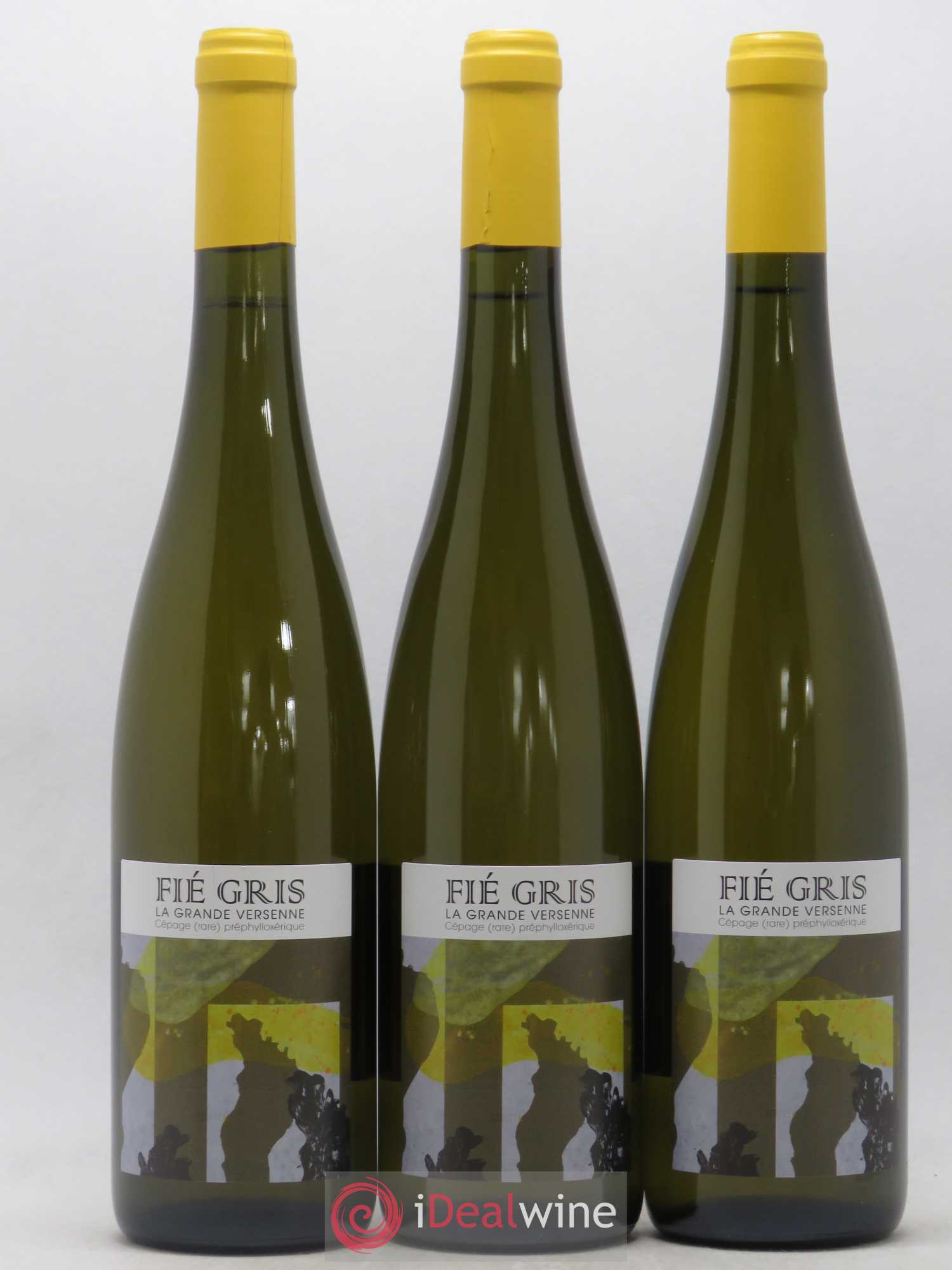 Val de Loire Fié gris La Grande Versenne cepage préhylloxérique Eric Chevalier 2017 - Posten von 3 Flaschen - 0