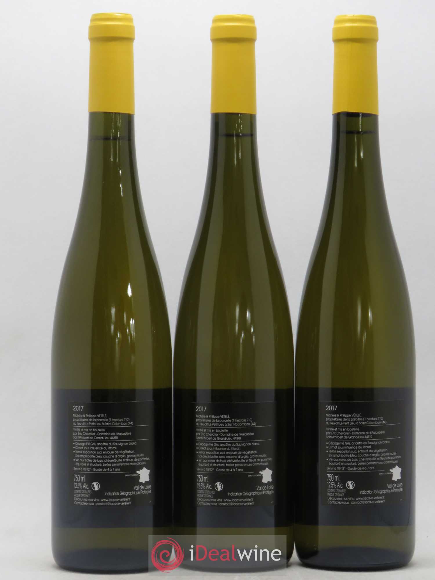 Val de Loire Fié gris La Grande Versenne cepage préhylloxérique Eric Chevalier 2017 - Posten von 3 Flaschen - 1