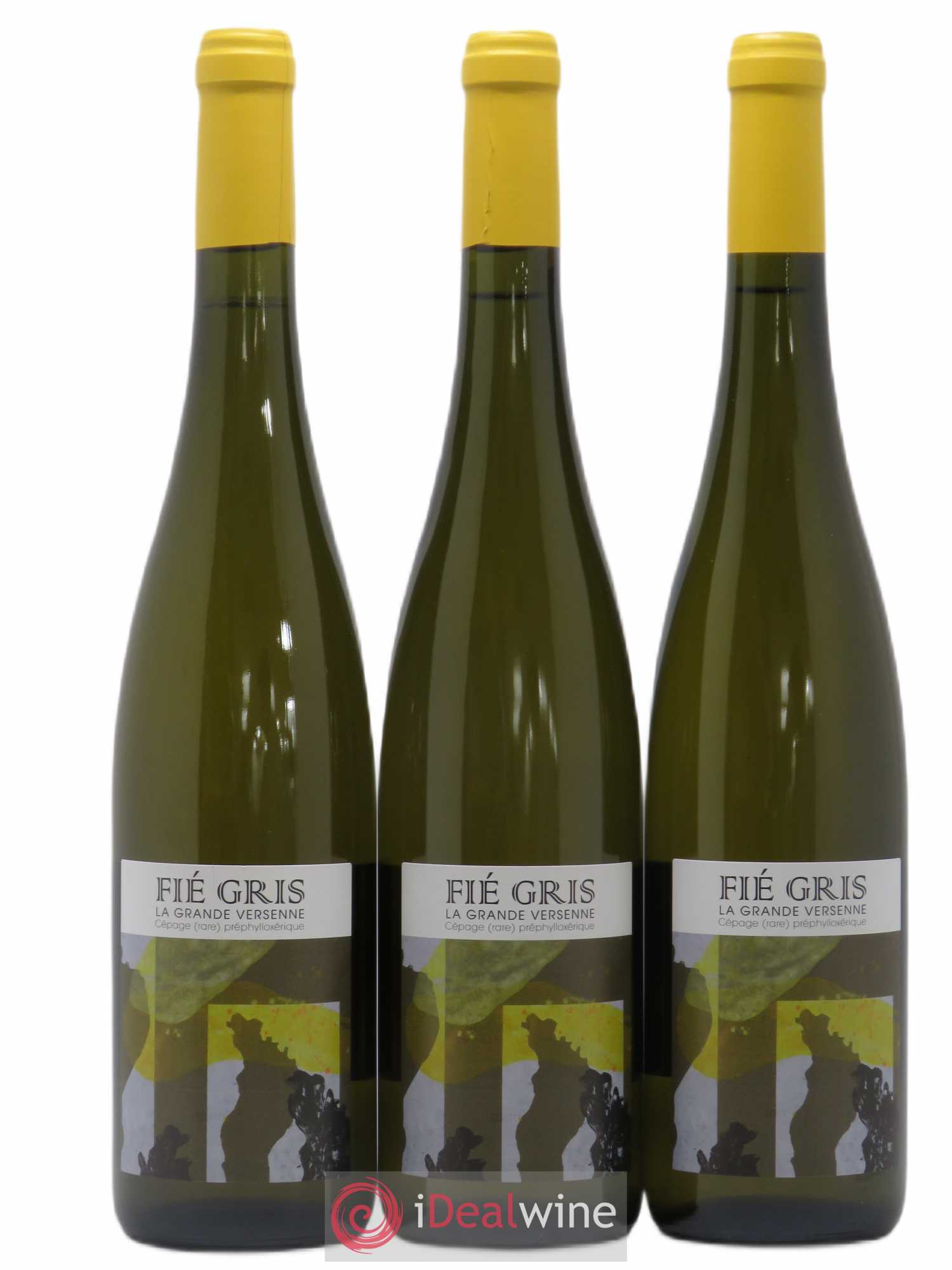 Val de Loire Fié gris La Grande Versenne cepage préhylloxérique Eric Chevalier 2017 - Posten von 3 Flaschen - 0