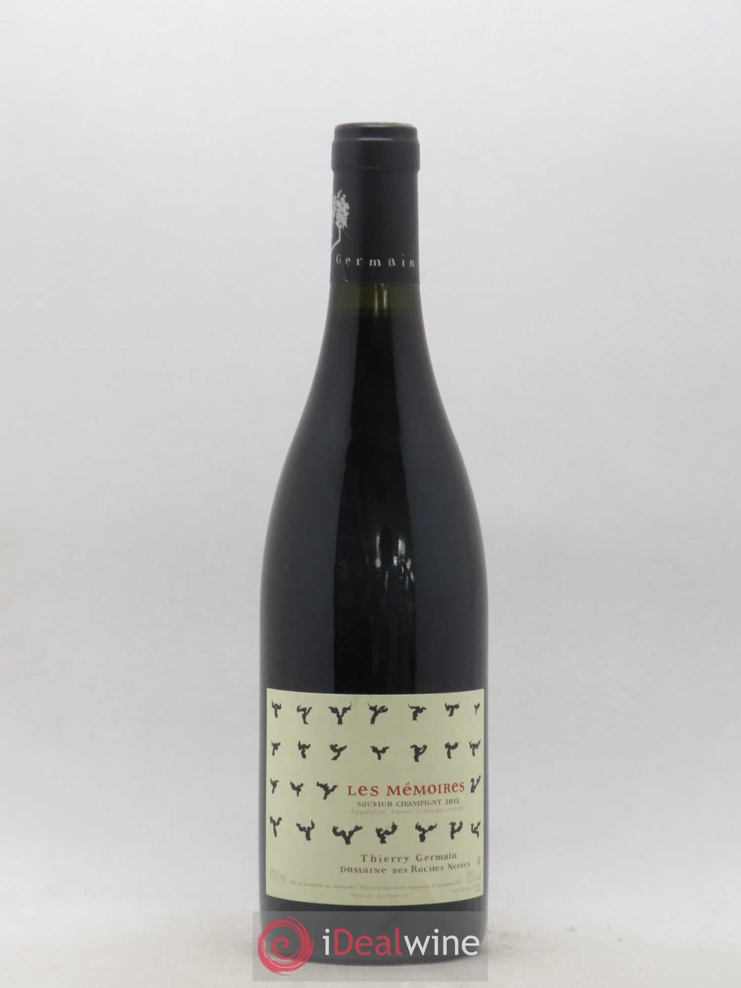 Saumur-Champigny Les Mémoires Domaine des Roches Neuves - Thierry Germain 2012 - Lot de 1 bouteille - 0