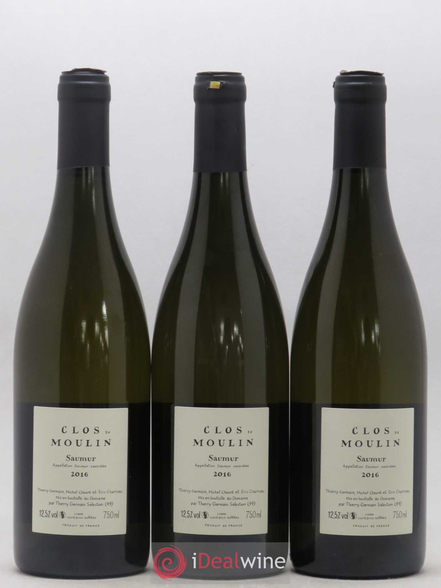 Saumur Clos du Moulin Domaine des Roches Neuves - Thierry Germain 2016 - Lot de 3 bouteilles - 1