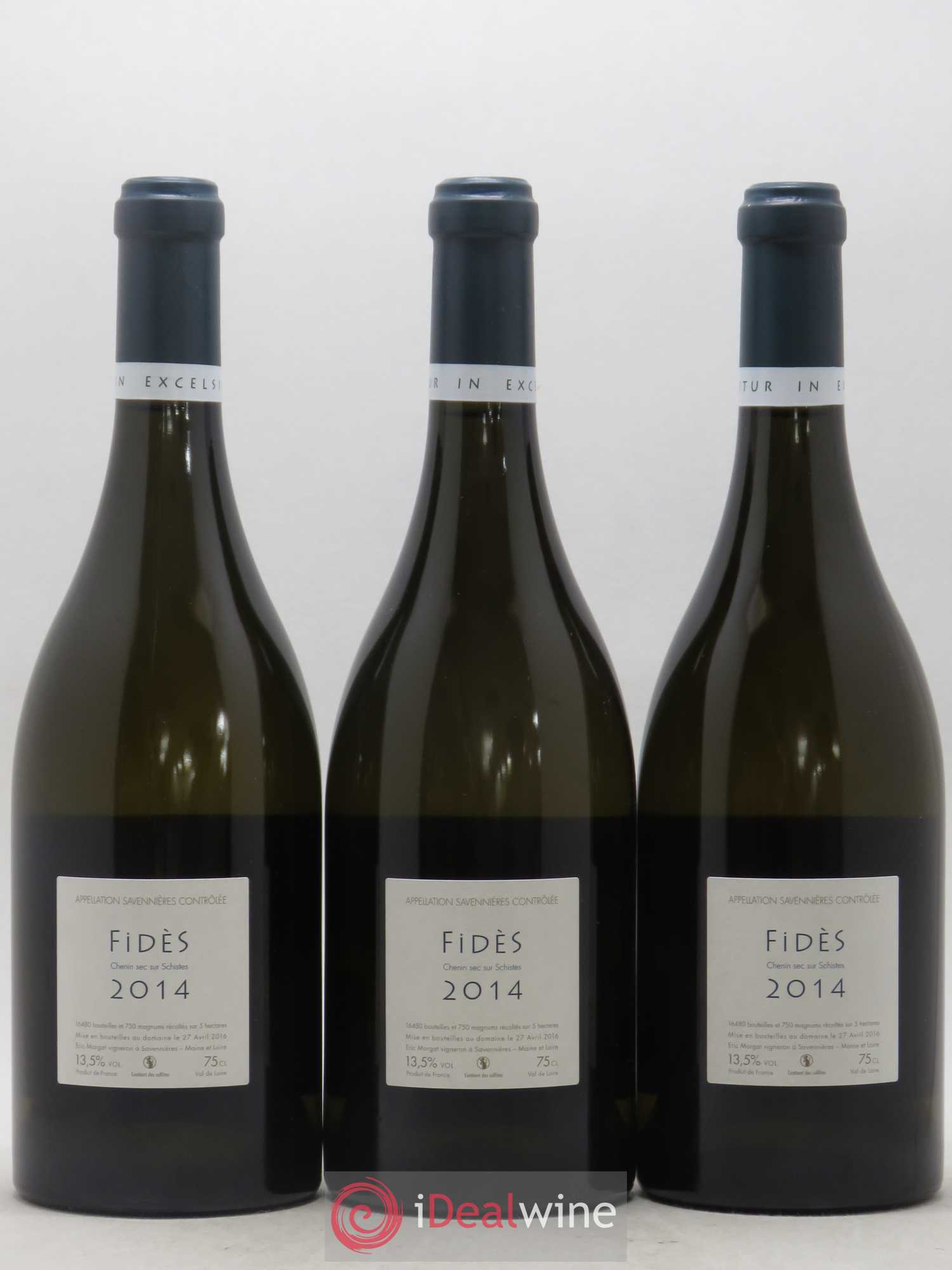 Savennières Fidès Eric Morgat 2014 - Lot de 3 bouteilles - 1