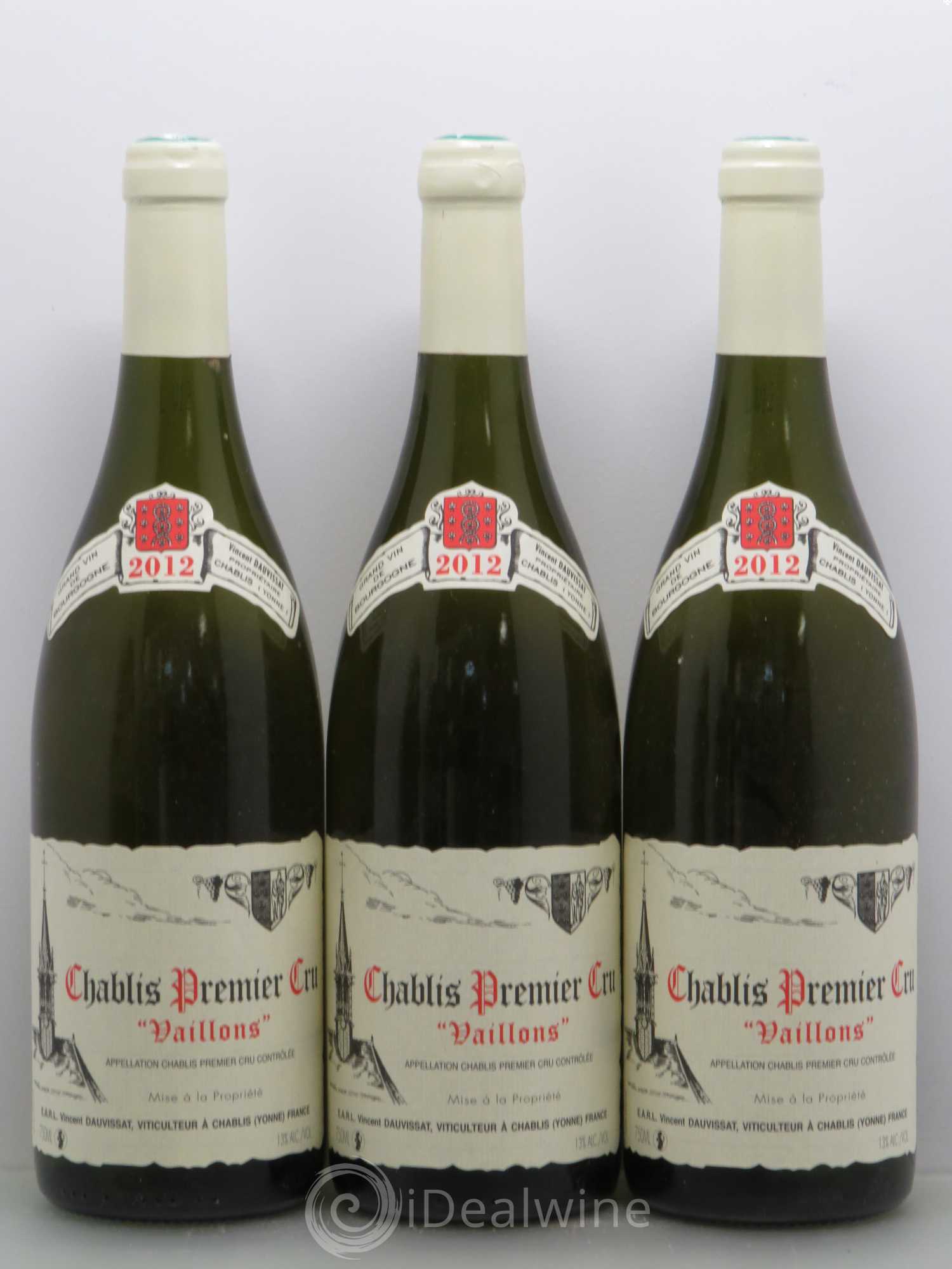Chablis 1er Cru Vaillons Vincent Dauvissat (Domaine) 2012 - Lot de 6 bouteilles - 2