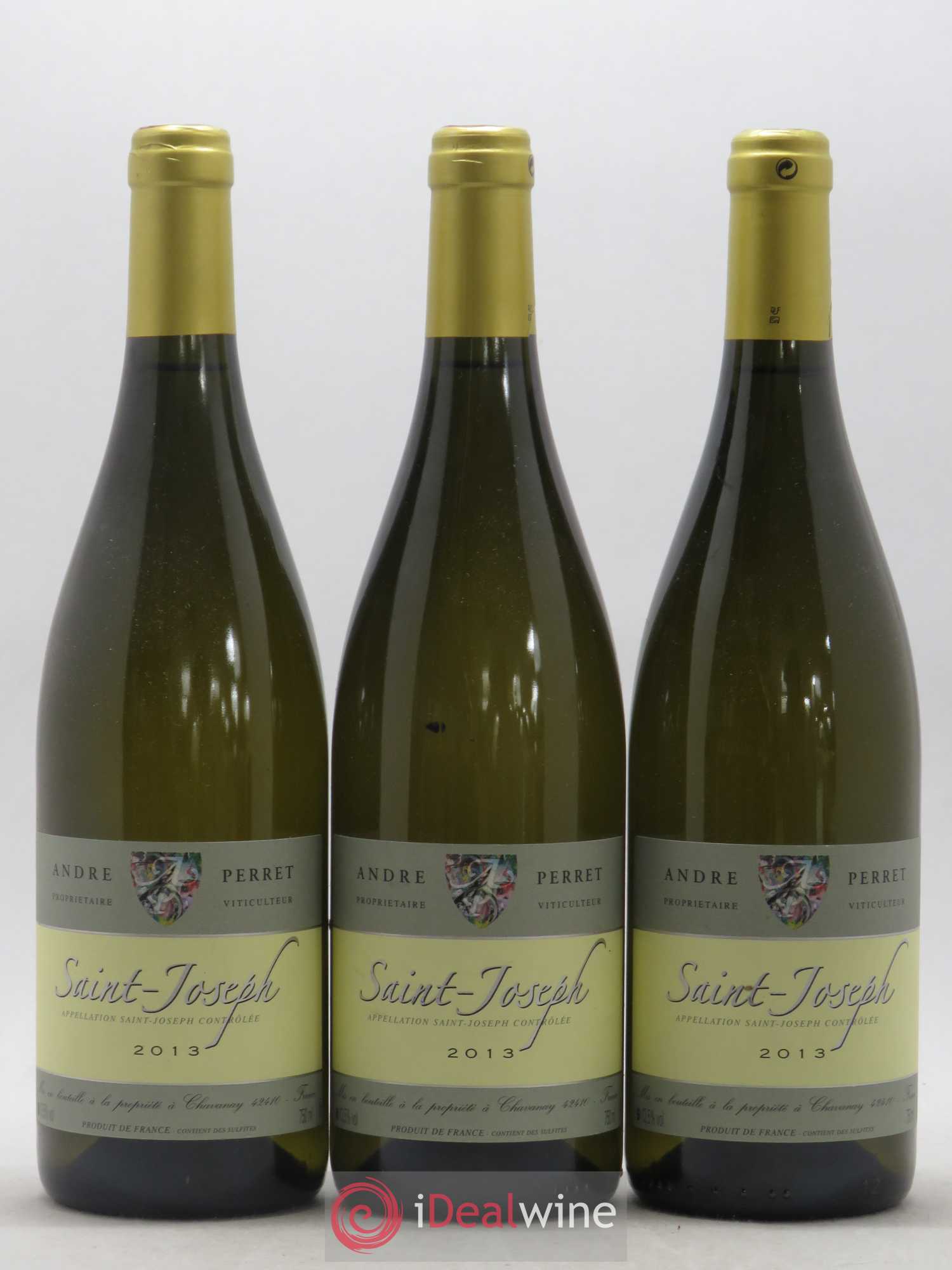 Saint-Joseph André Perret 2013 - Lot de 3 bouteilles - 0