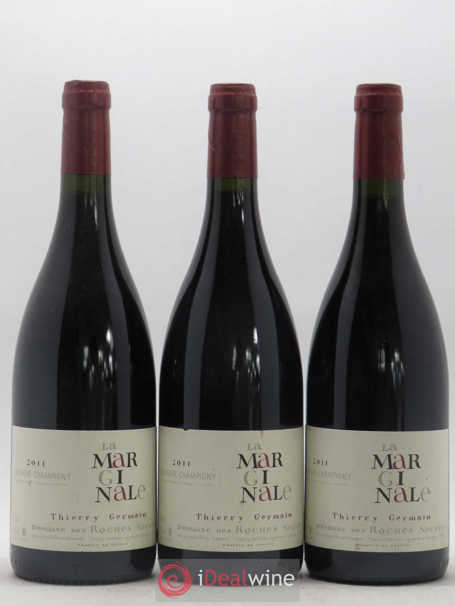 Saumur-Champigny La Marginale Domaine des Roches Neuves - Thierry Germain 2011 - Lot de 3 bouteilles - 0