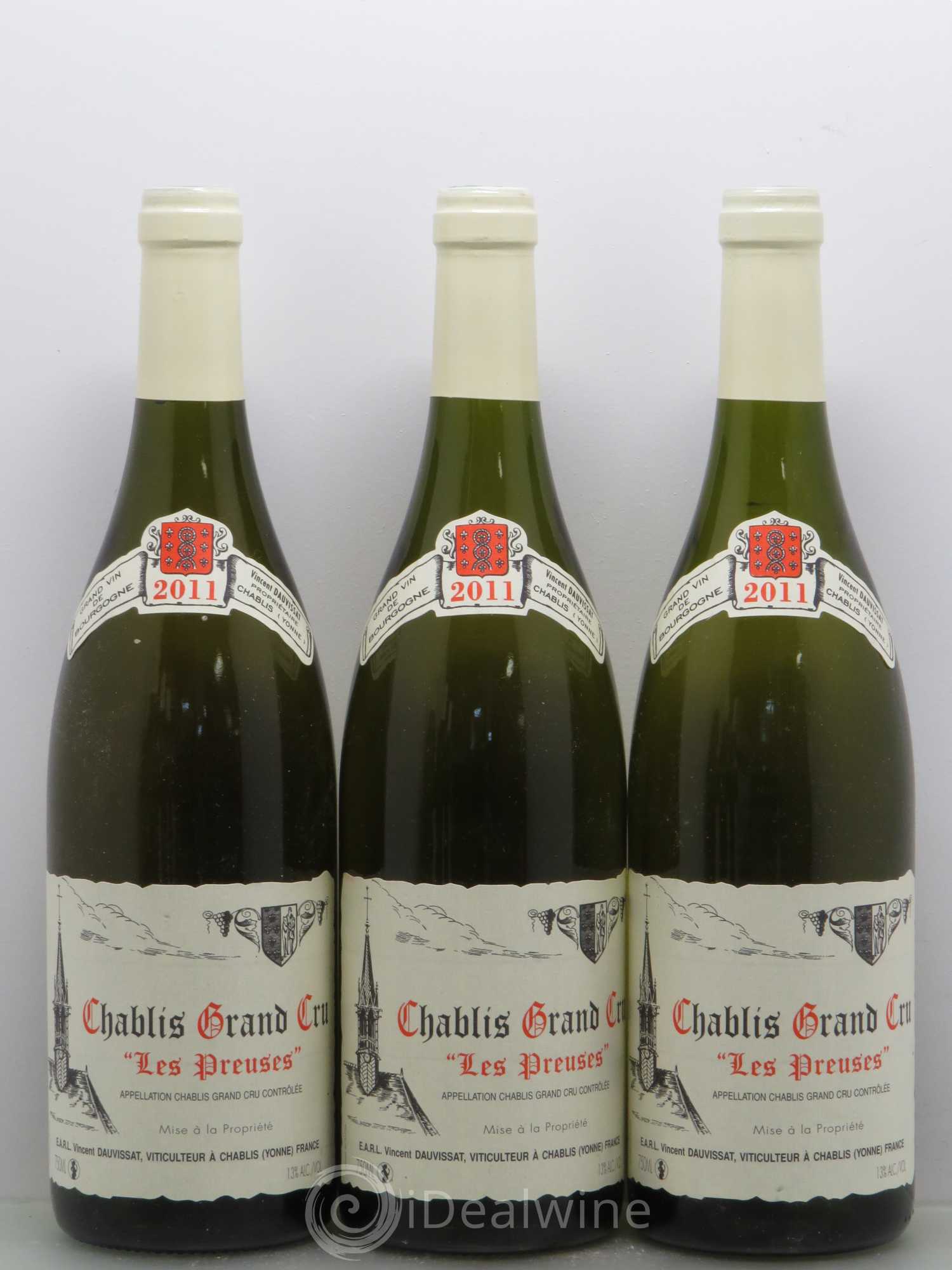 Chablis Grand Cru Les Preuses Vincent Dauvissat (Domaine) 2011 - Lot de 6 bouteilles - 2