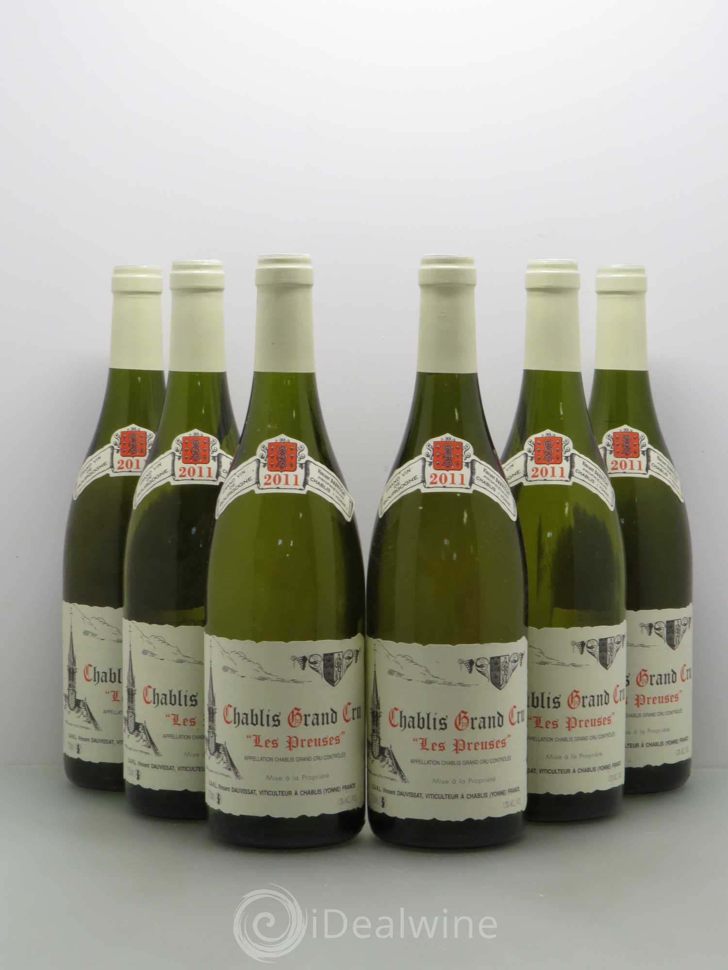 Chablis Grand Cru Les Preuses Vincent Dauvissat (Domaine) 2011 - Lot de 6 bouteilles - 0