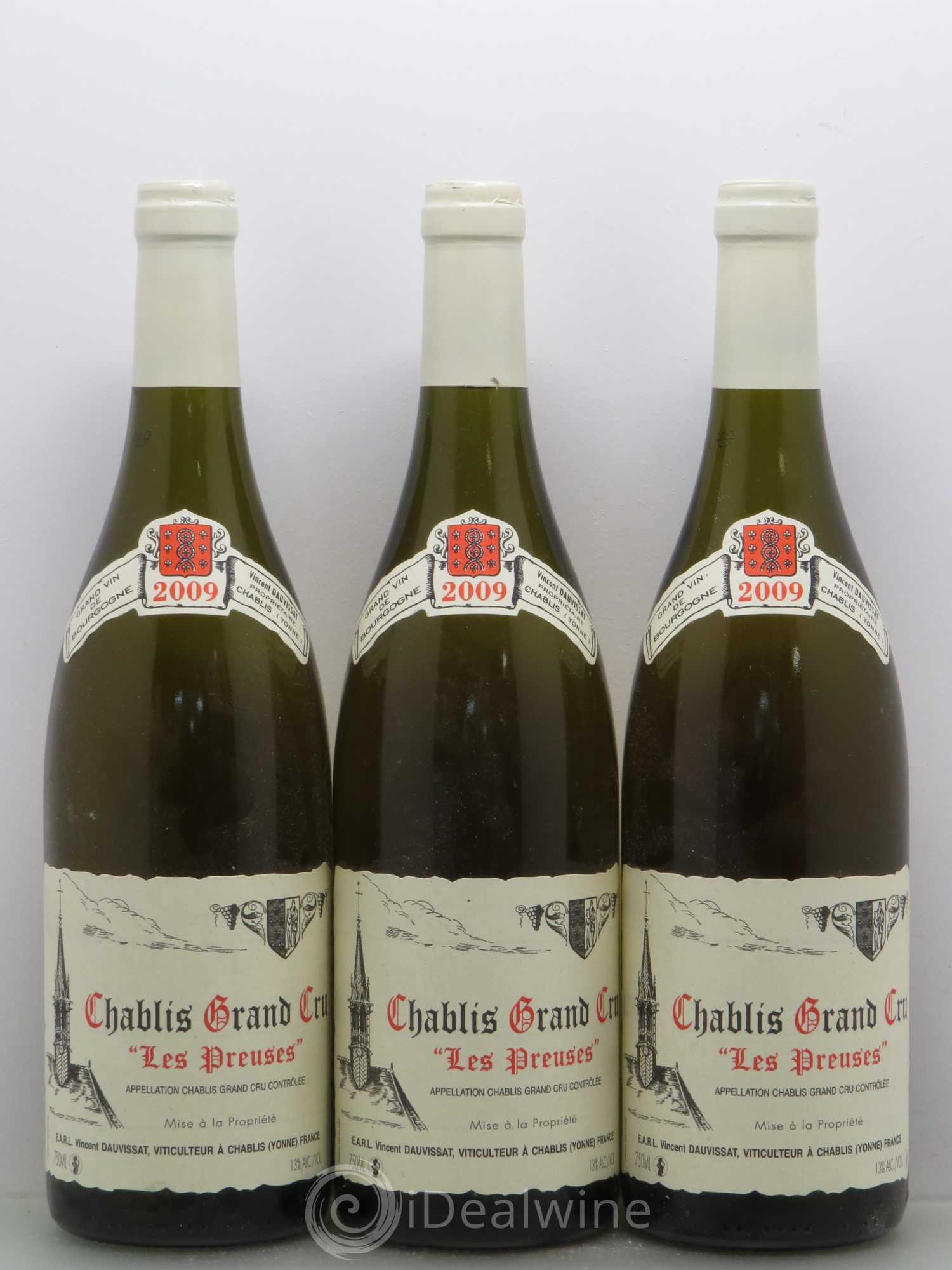 Chablis Grand Cru Les Preuses Vincent Dauvissat (Domaine) 2009 - Lot de 6 bouteilles - 2