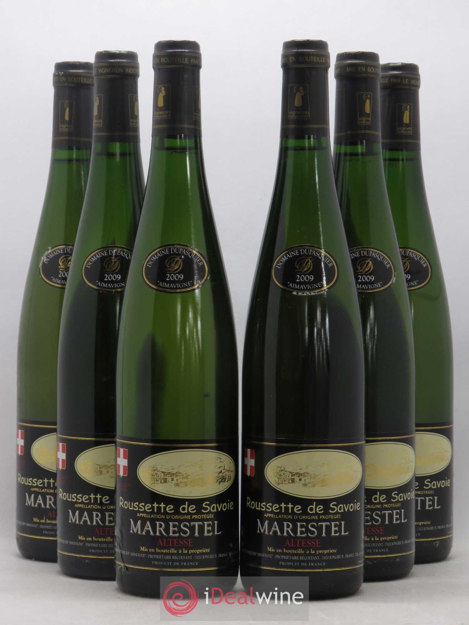 Vin de Savoie Roussette de Savoie Marestel Dominique Dupasquier 2009 - Lot de 6 bouteilles - 0