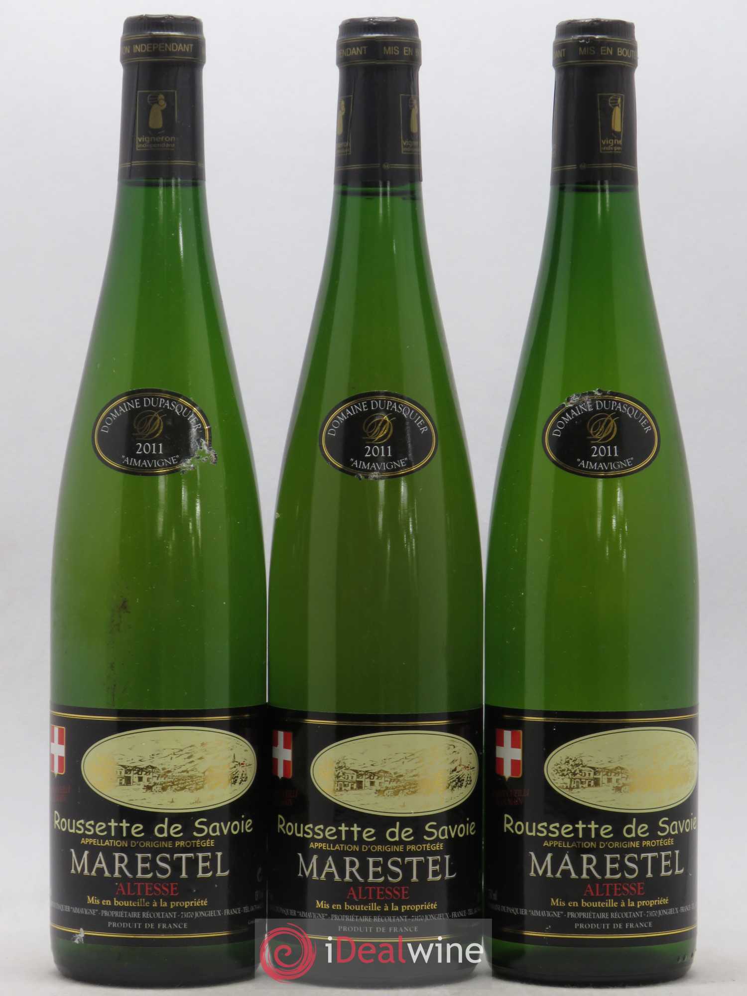 Vin de Savoie Roussette de Savoie Marestel Dominique Dupasquier 2011 - Lot of 6 bottles - 1