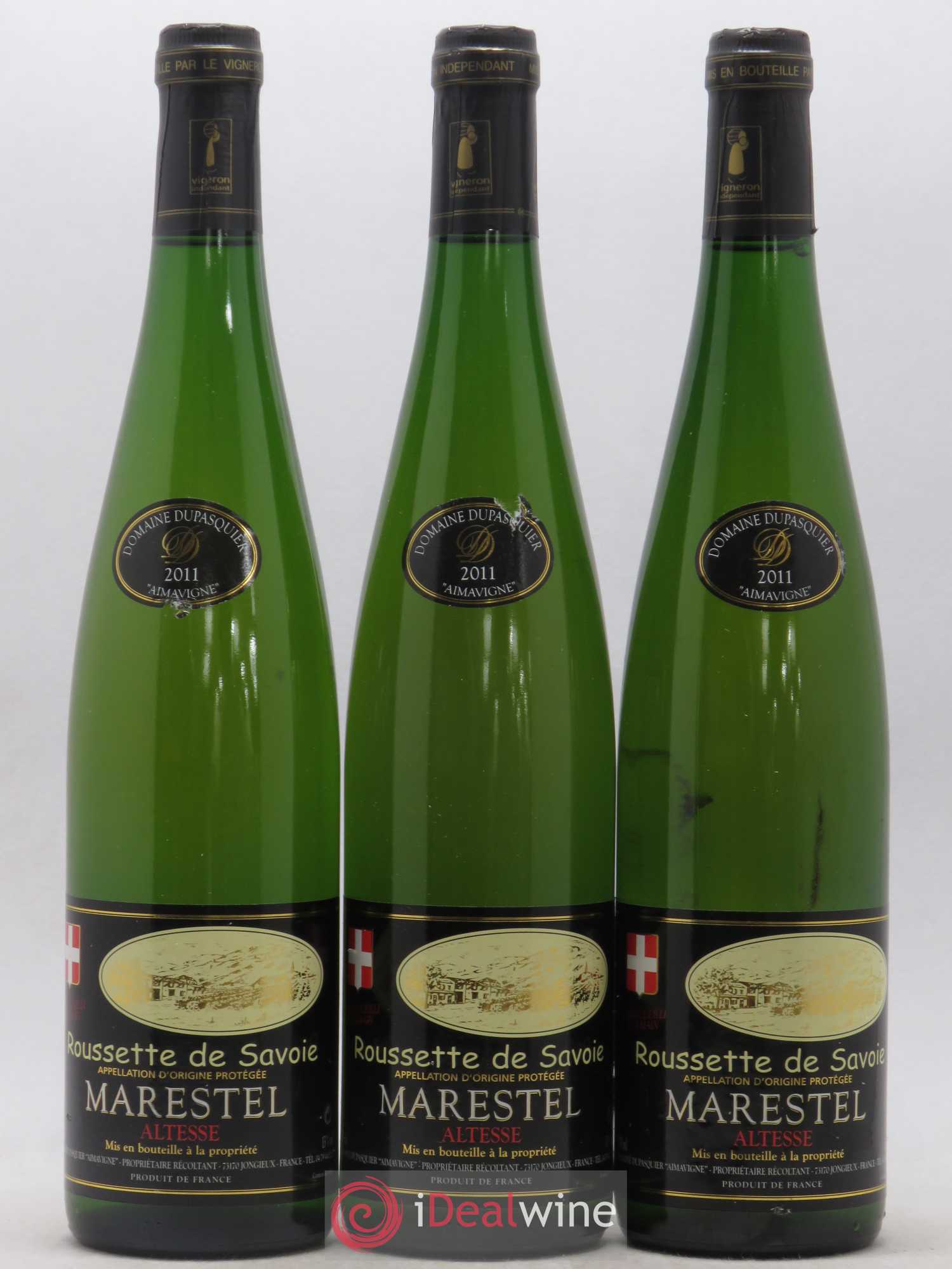 Vin de Savoie Roussette de Savoie Marestel Dominique Dupasquier 2011 - Lot of 6 bottles - 2
