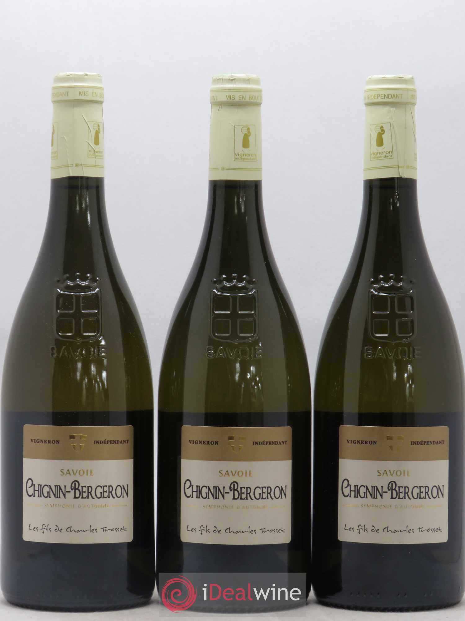 Vin de Savoie Chignin-Bergeron Symphonie d'Automne Les Fils de Charles Trosset 2015 - Lot de 6 bouteilles - 1