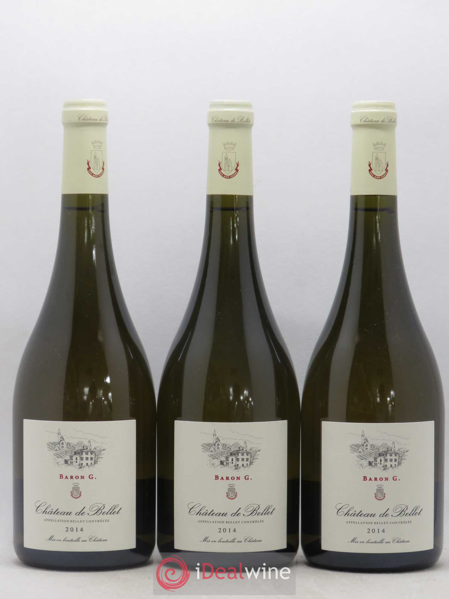 Bellet Château de Bellet Baron G 2014 - Lot de 3 bouteilles - 0