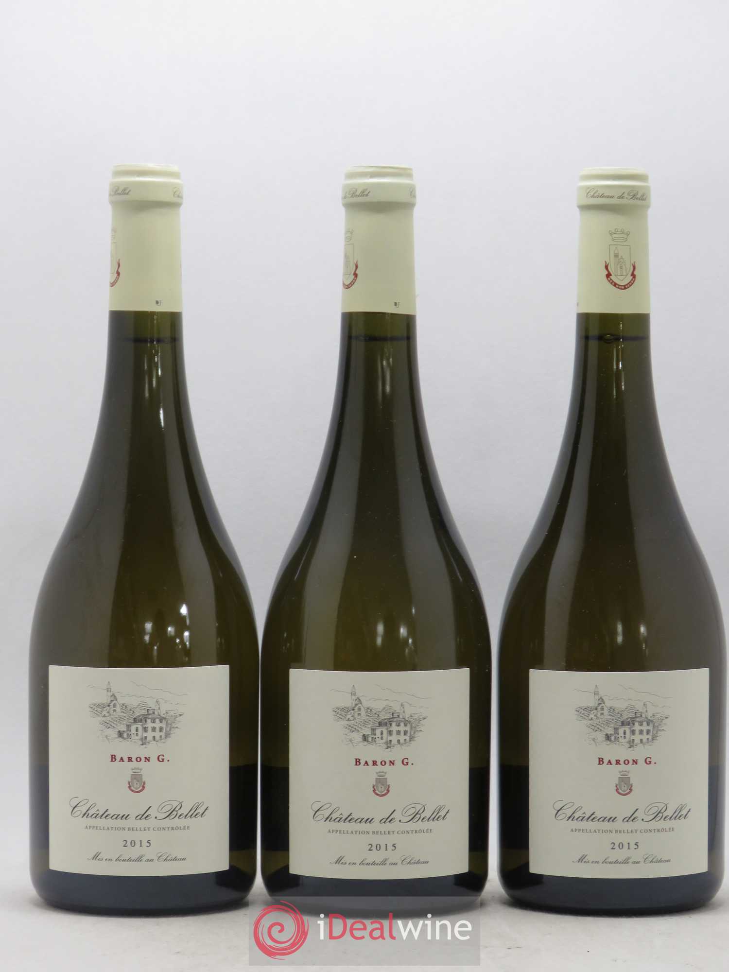 Bellet Château de Bellet Baron G 2015 - Lot de 6 bouteilles - 2