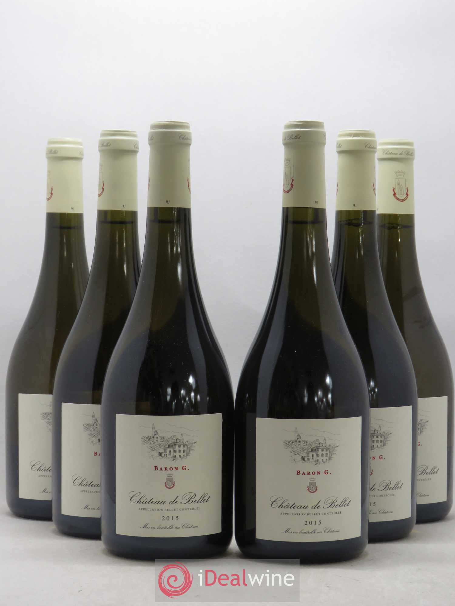 Bellet Château de Bellet Baron G 2015 - Lot de 6 bouteilles - 0