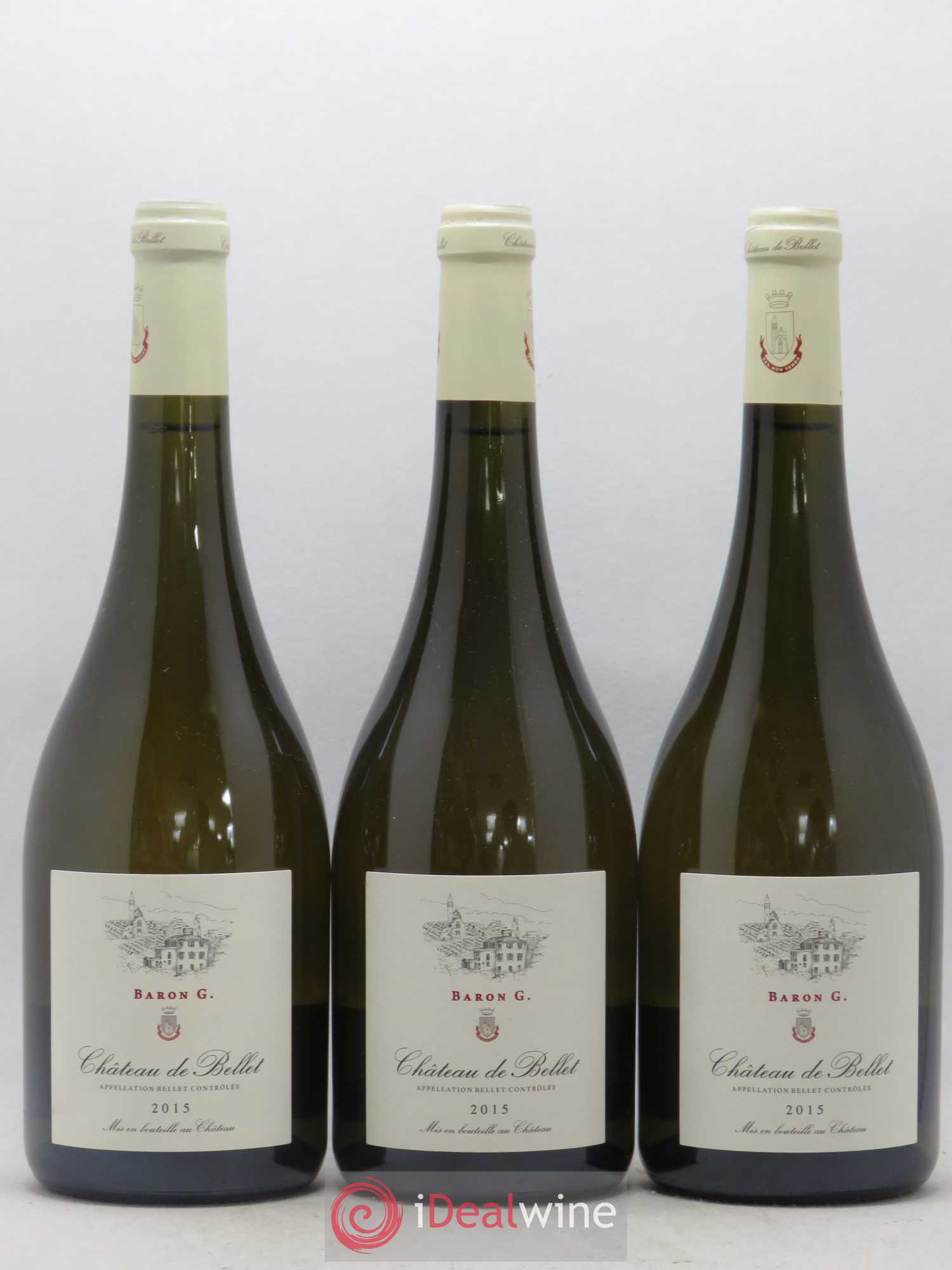 Bellet Château de Bellet Baron G 2015 - Posten von 6 Flaschen - 1