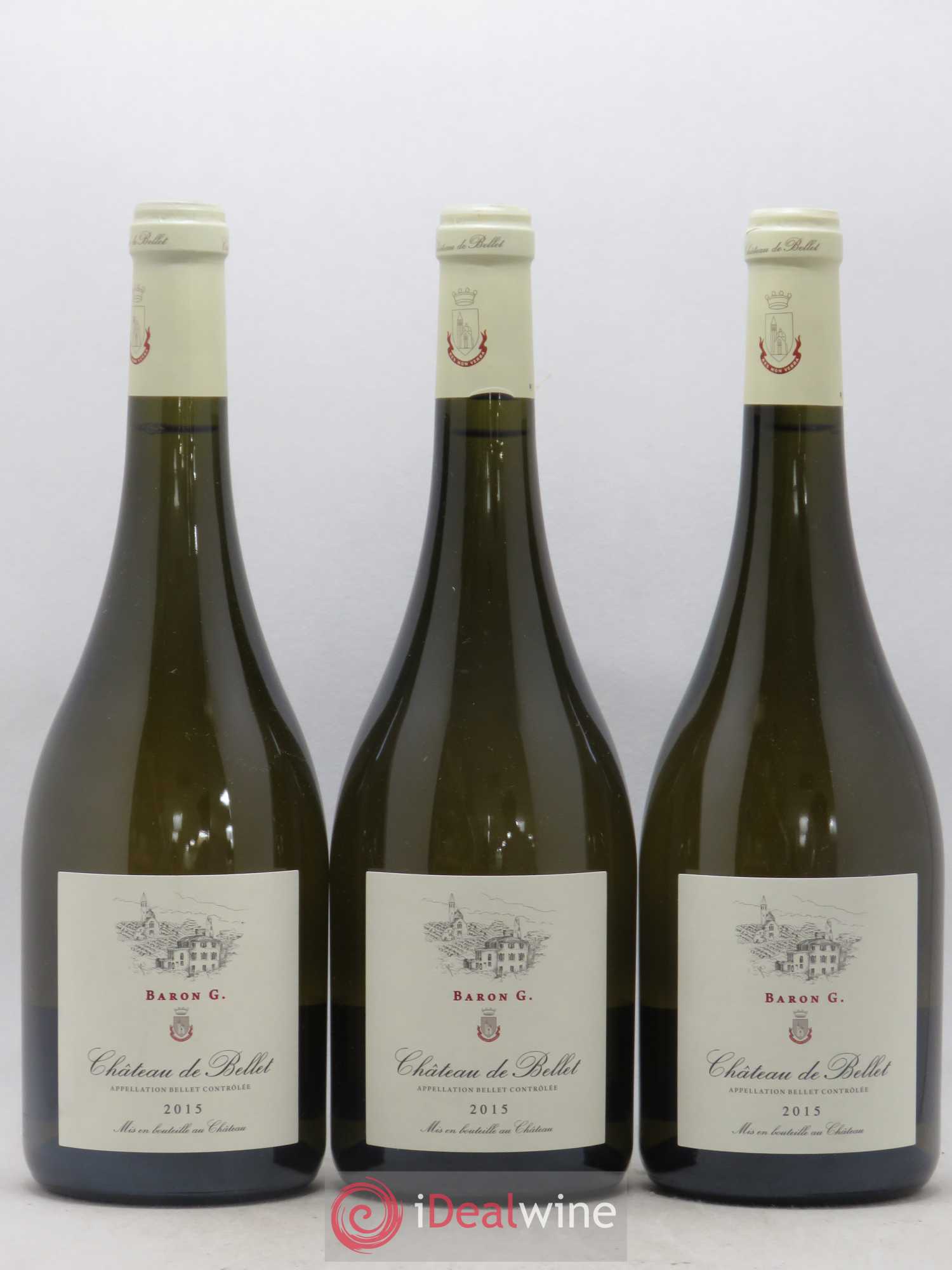 Bellet Château de Bellet Baron G 2015 - Posten von 6 Flaschen - 2