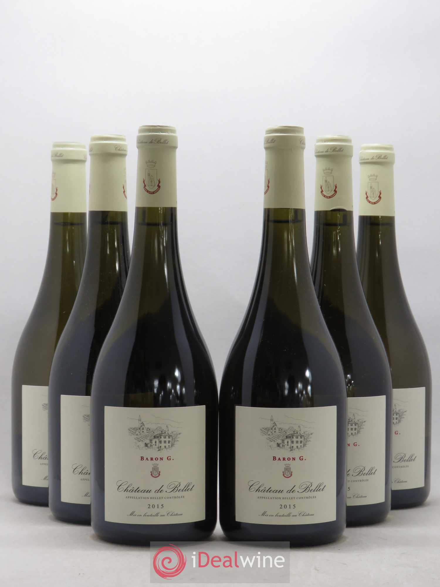 Bellet Château de Bellet Baron G 2015 - Posten von 6 Flaschen - 0