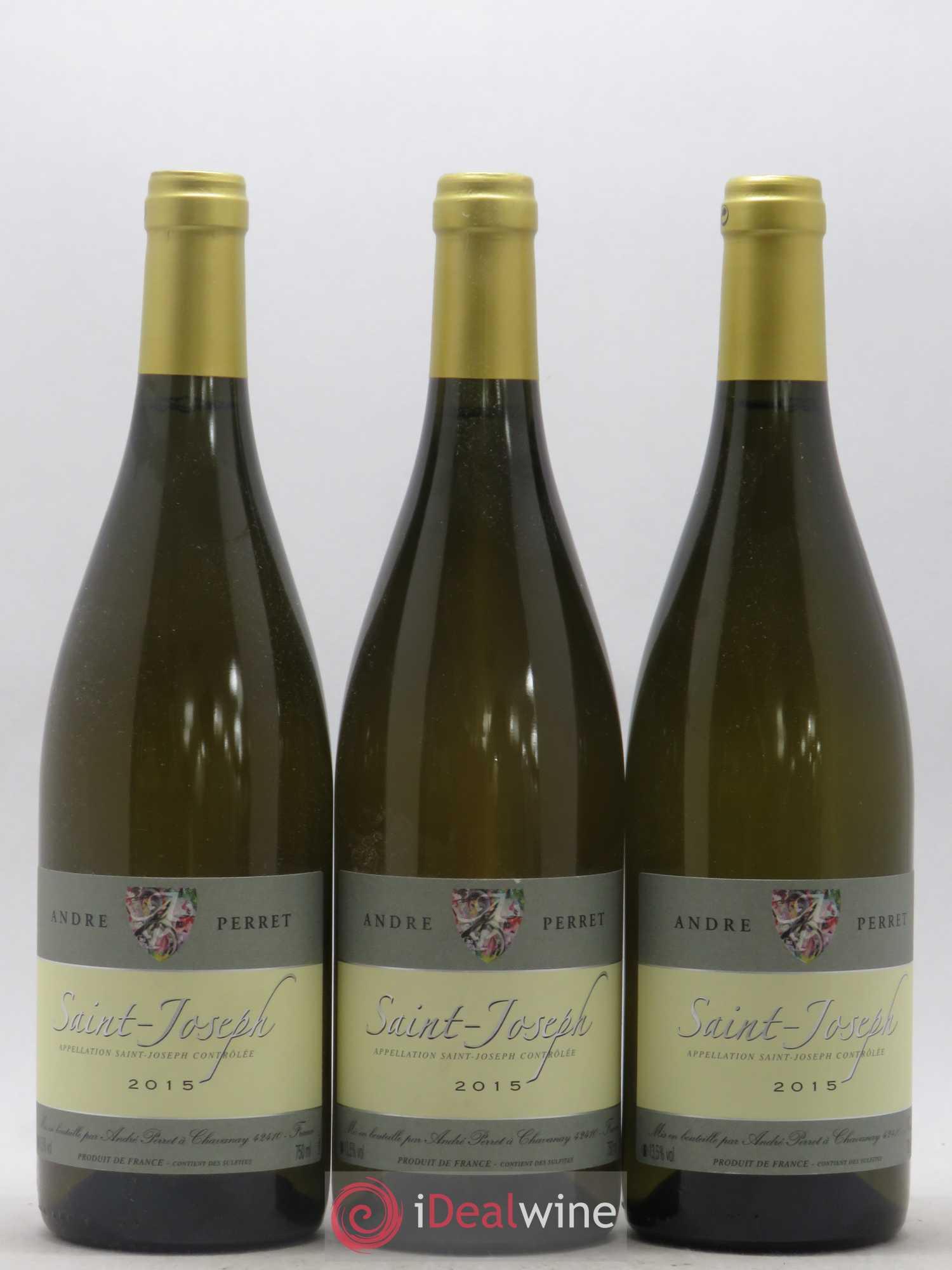 Saint-Joseph André Perret 2015 - Lot de 3 bouteilles - 0