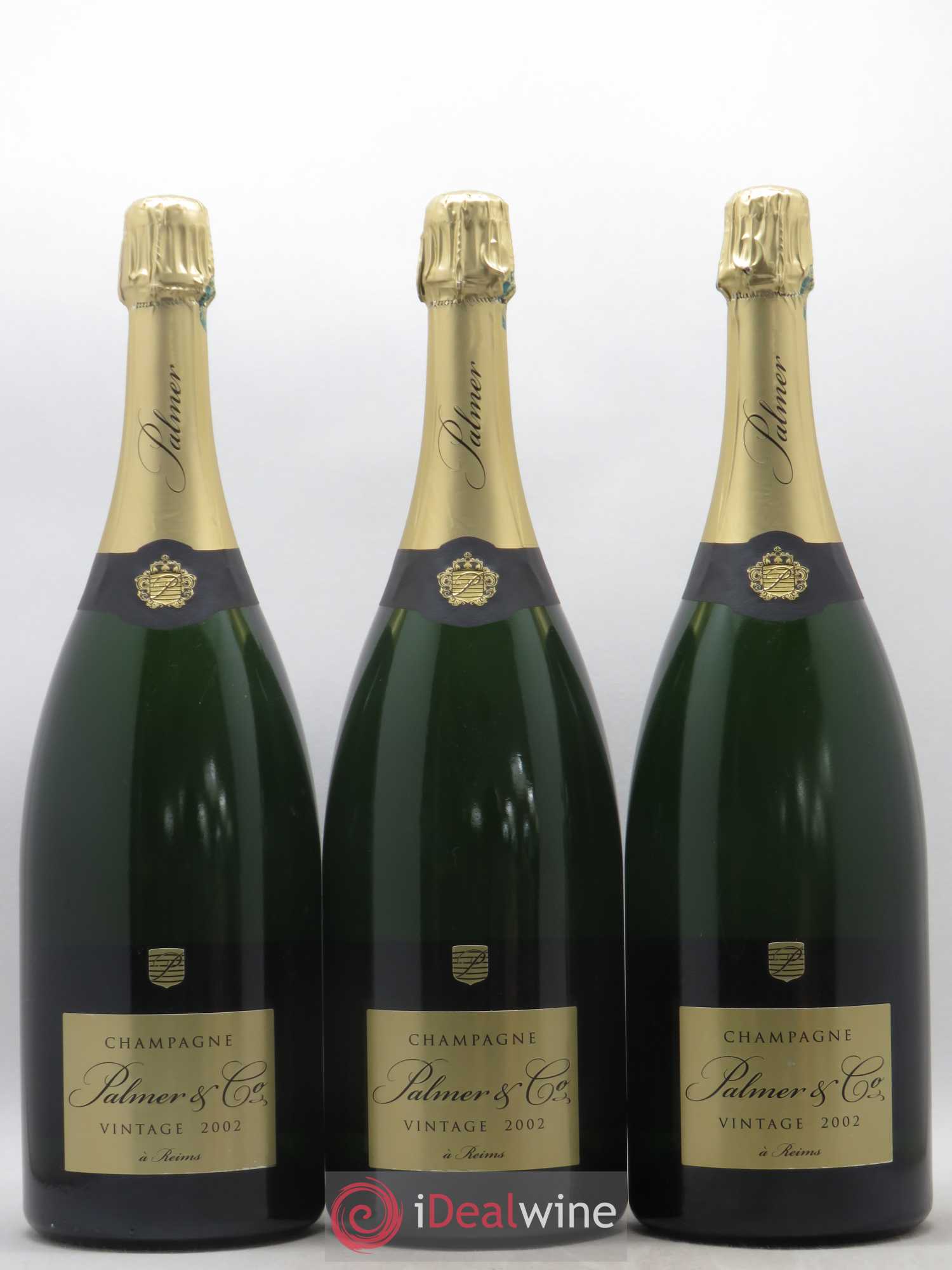 Brut Millésimé Palmer 2002 - Lot de 3 magnums - 0