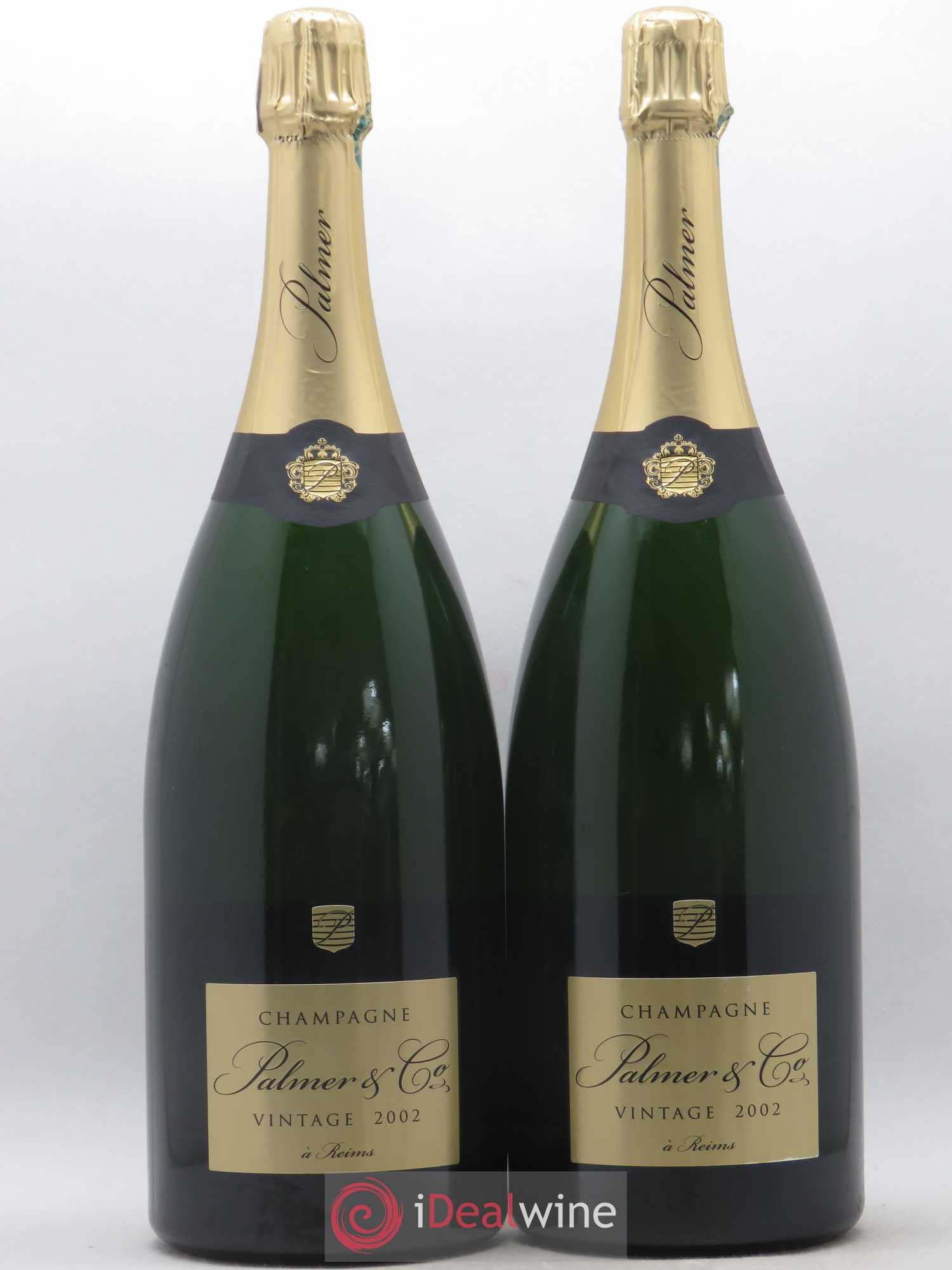 Brut Millésimé Palmer 2002 - Lot de 2 magnums - 0