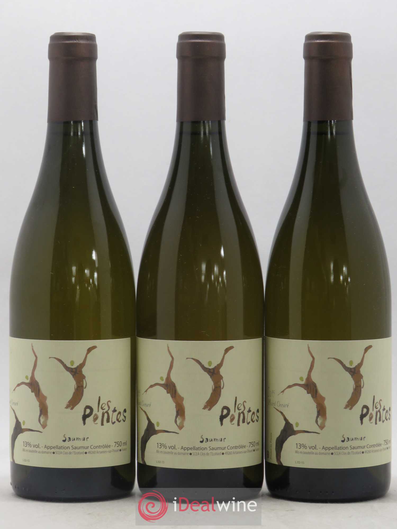 Saumur Michel Chevre Les Pentes 2015 - Posten von 3 Flaschen - 0