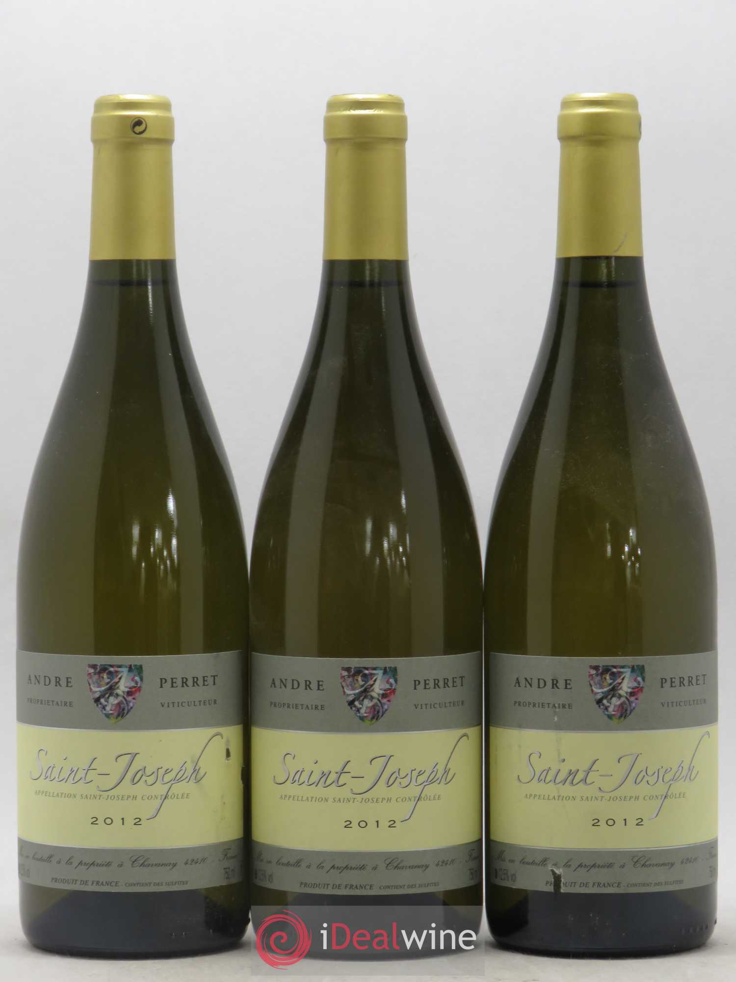 Saint-Joseph André Perret 2012 - Lot de 3 bouteilles - 0