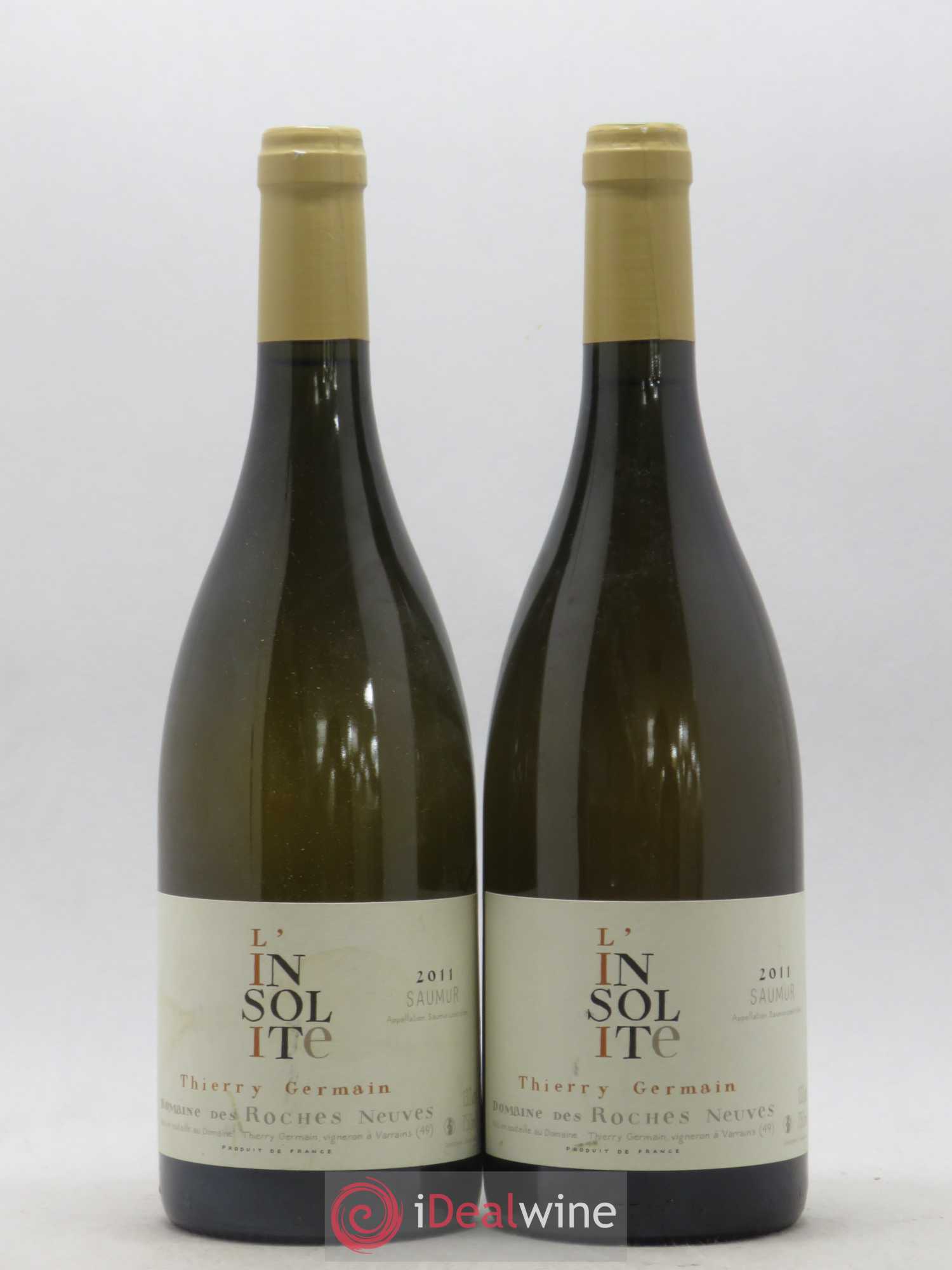 Saumur Insolite Domaine des Roches Neuves - Thierry Germain 2011 - Lot de 2 bouteilles - 0