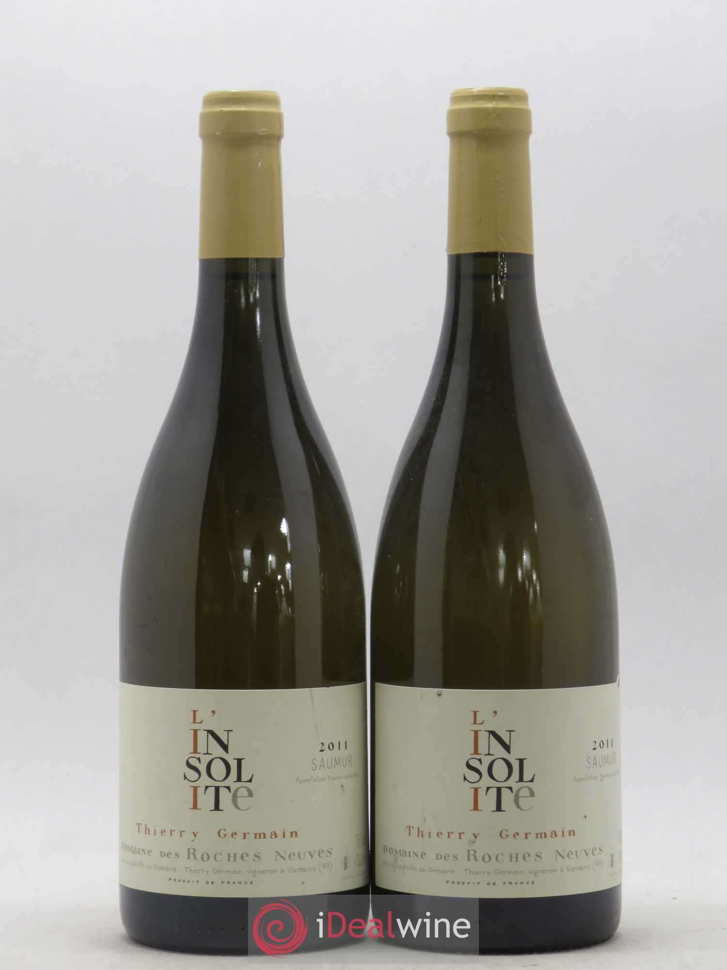 Saumur Insolite Domaine des Roches Neuves - Thierry Germain 2011 - Lot de 2 bouteilles - 0