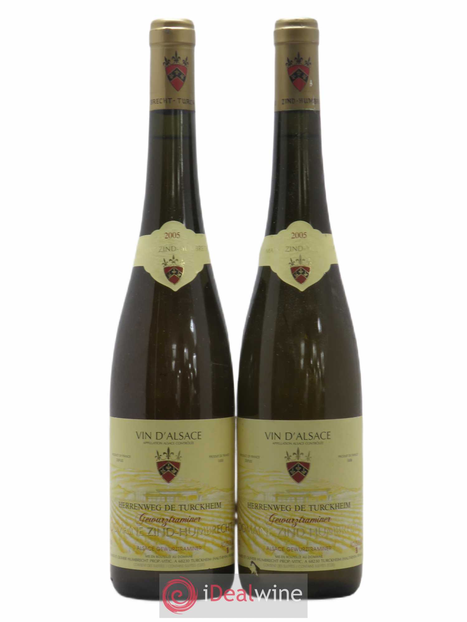 Alsace Gewurztraminer Herrenweg de Turckheim Zind-Humbrecht (Domaine) 2005 - Lot de 2 bouteilles - 0