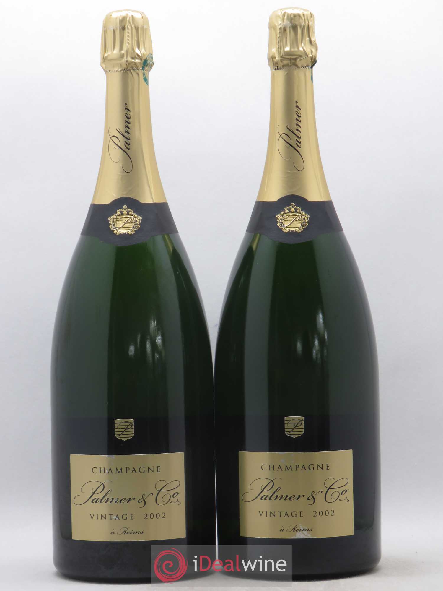 Brut Millésimé Palmer 2002 - Lot de 2 magnums - 0