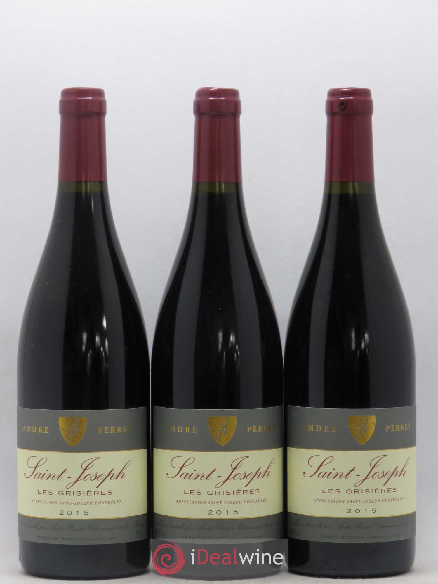 Saint-Joseph Les Grisieres Andre Perret 2015 - Posten von 6 Flaschen - 1