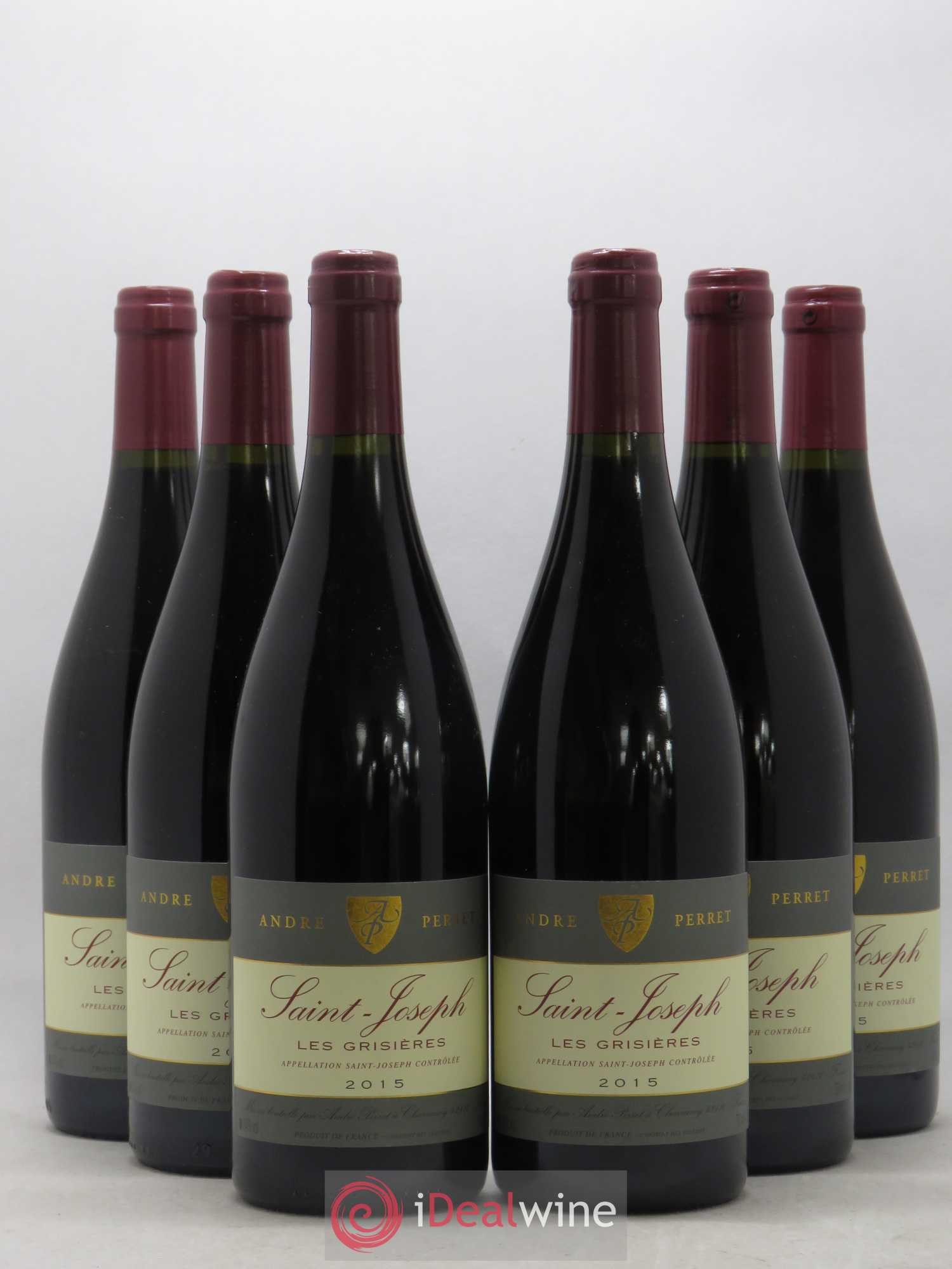 Saint-Joseph Les Grisieres Andre Perret 2015 - Posten von 6 Flaschen - 0