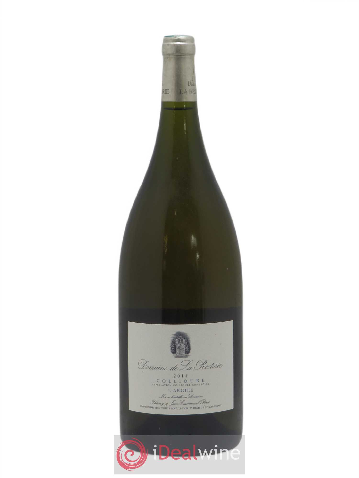 Collioure La Rectorie (Domaine de) L'Argile Thierry et Jean Emmanuel Parcé 2014 - Lot de 1 magnum - 0