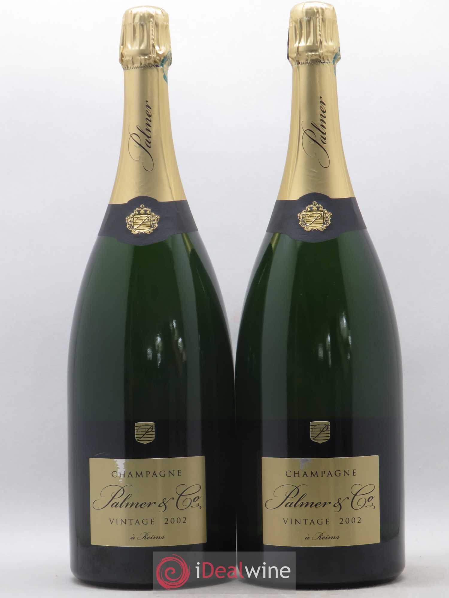 Brut Millésimé Palmer 2002 - Lot de 2 magnums - 0