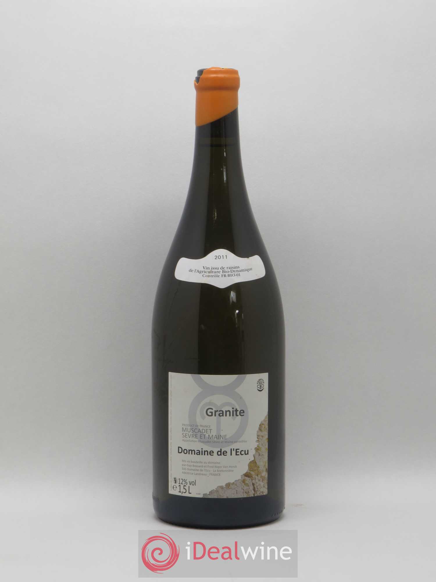 Vin de France (anciennement Muscadet-Sèvre-et-Maine) Expression de Granite Domaine de L'Ecu 2011 - Lot de 1 magnum - 0