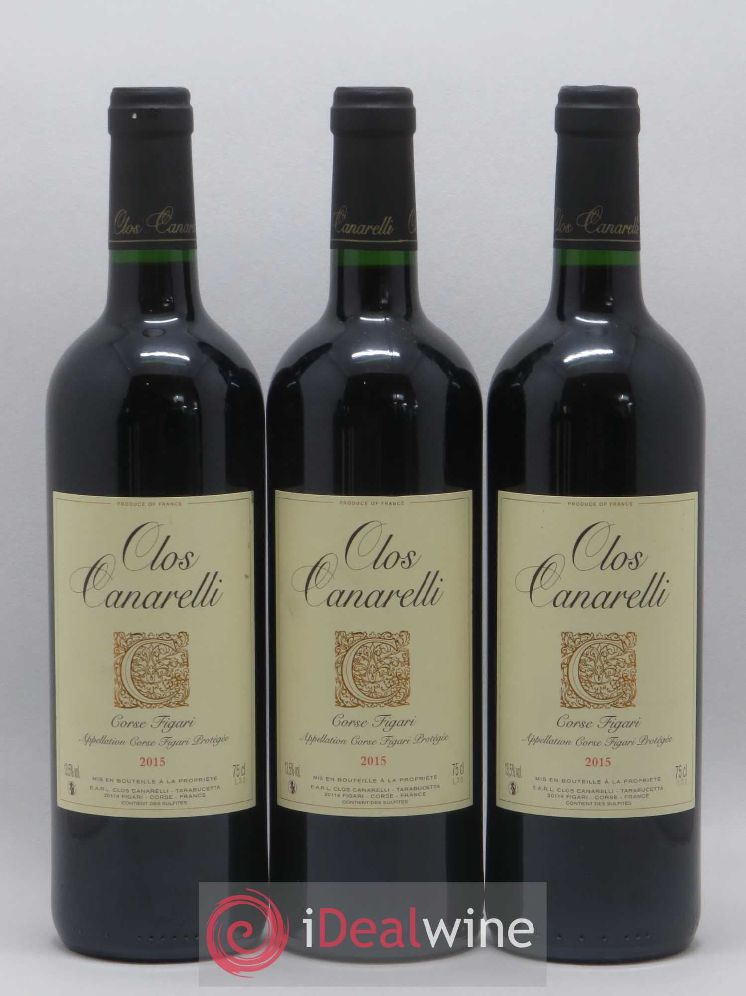Figari Clos Canarelli 2015 - Lot de 6 bouteilles - 1