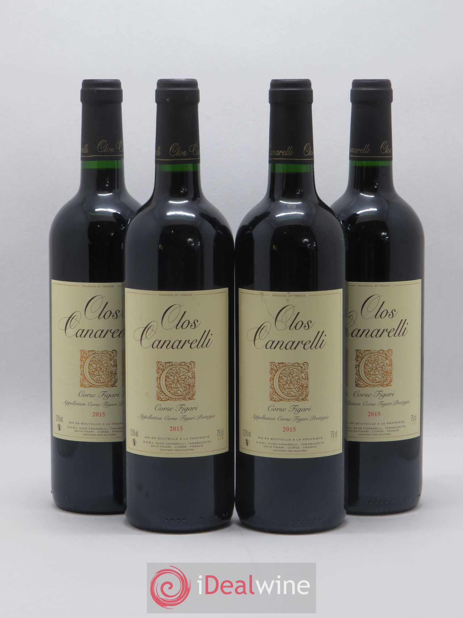 Figari Clos Canarelli 2015 - Lot de 4 bouteilles - 0