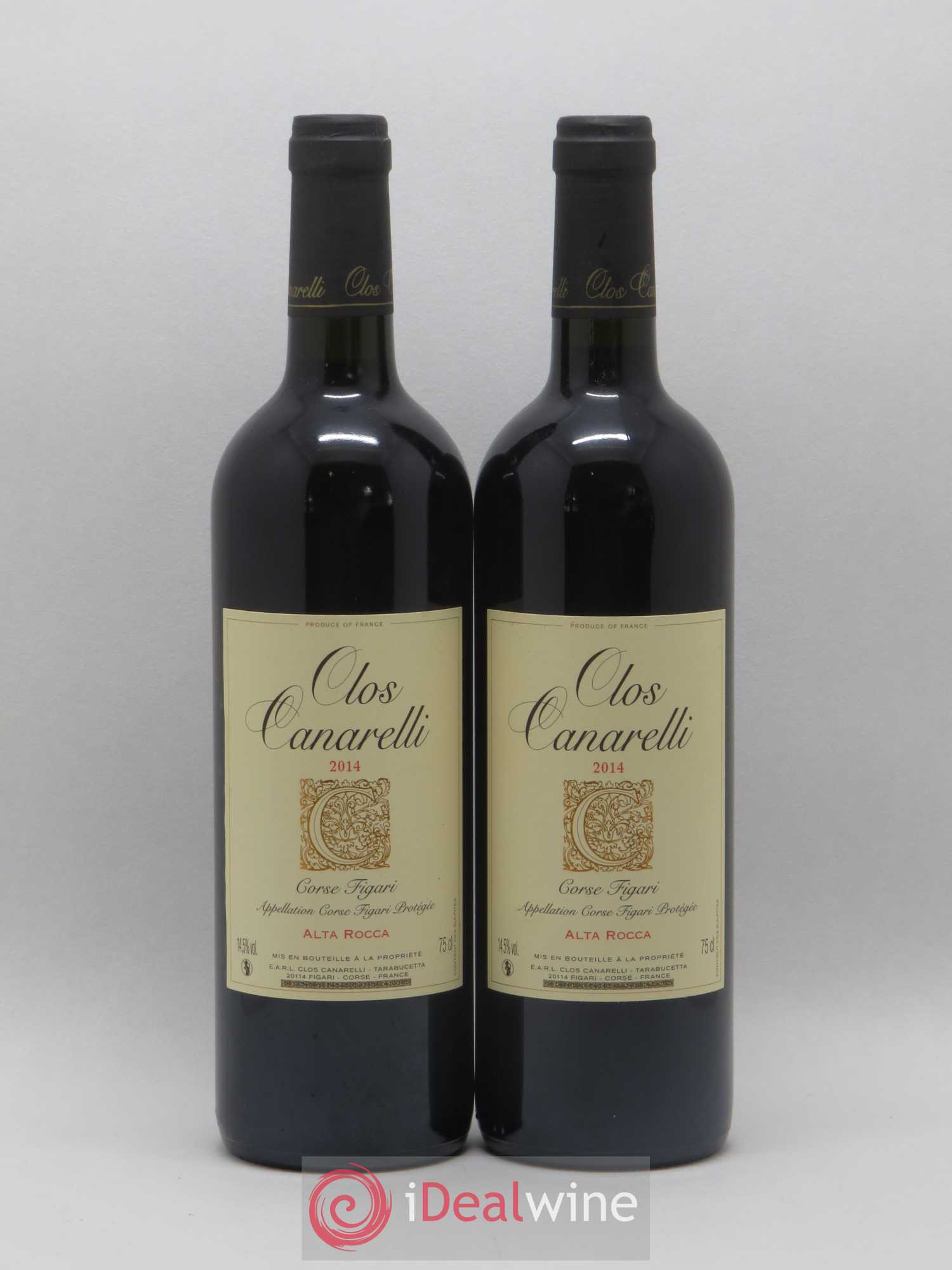 Vin de Corse Figari Alta Rocca Clos Canarelli 2014 - Lot de 2 bouteilles - 0
