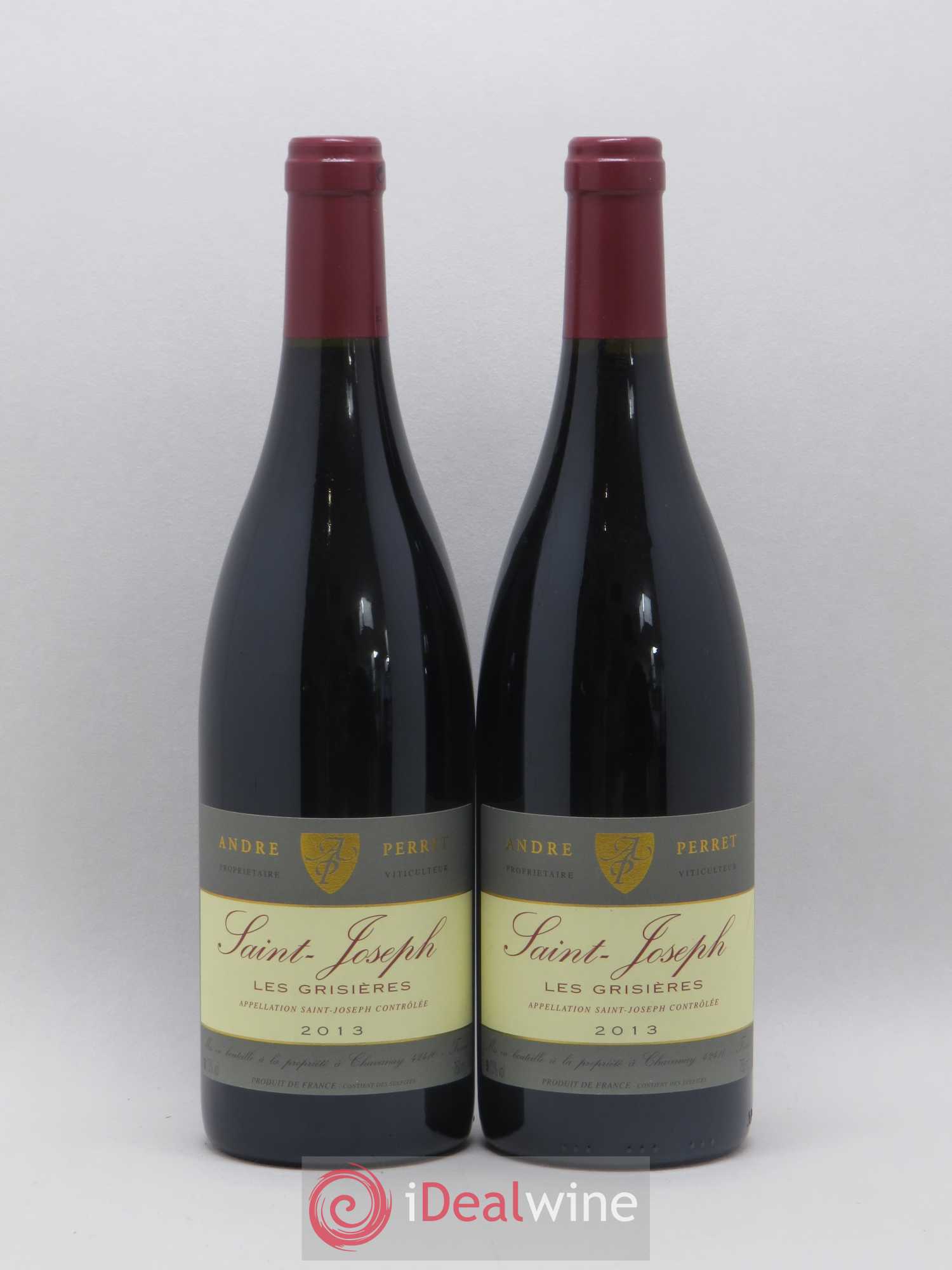 Saint-Joseph Andre Perret Les Grisieres 2013 - Lot de 2 bouteilles - 0