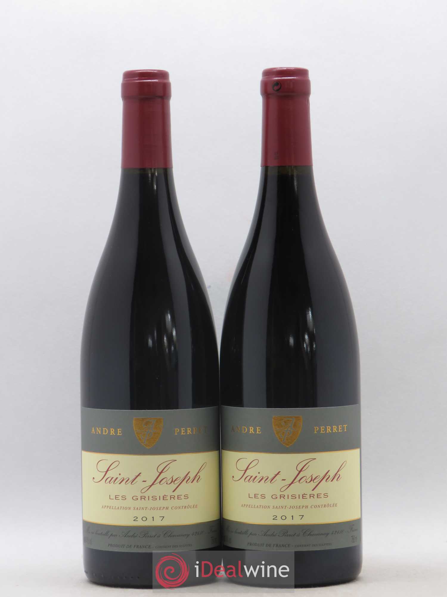 Saint-Joseph Les Grisières Andre Perret 2017 - Posten von 2 Flaschen - 0