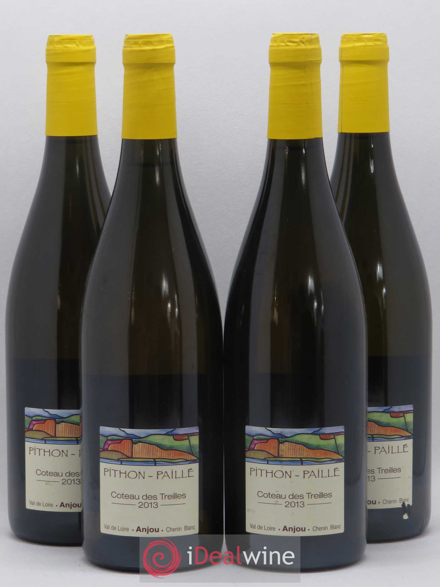 Anjou Coteau des Treilles Pithon-Paille 2013 - Posten von 4 Flaschen - 0