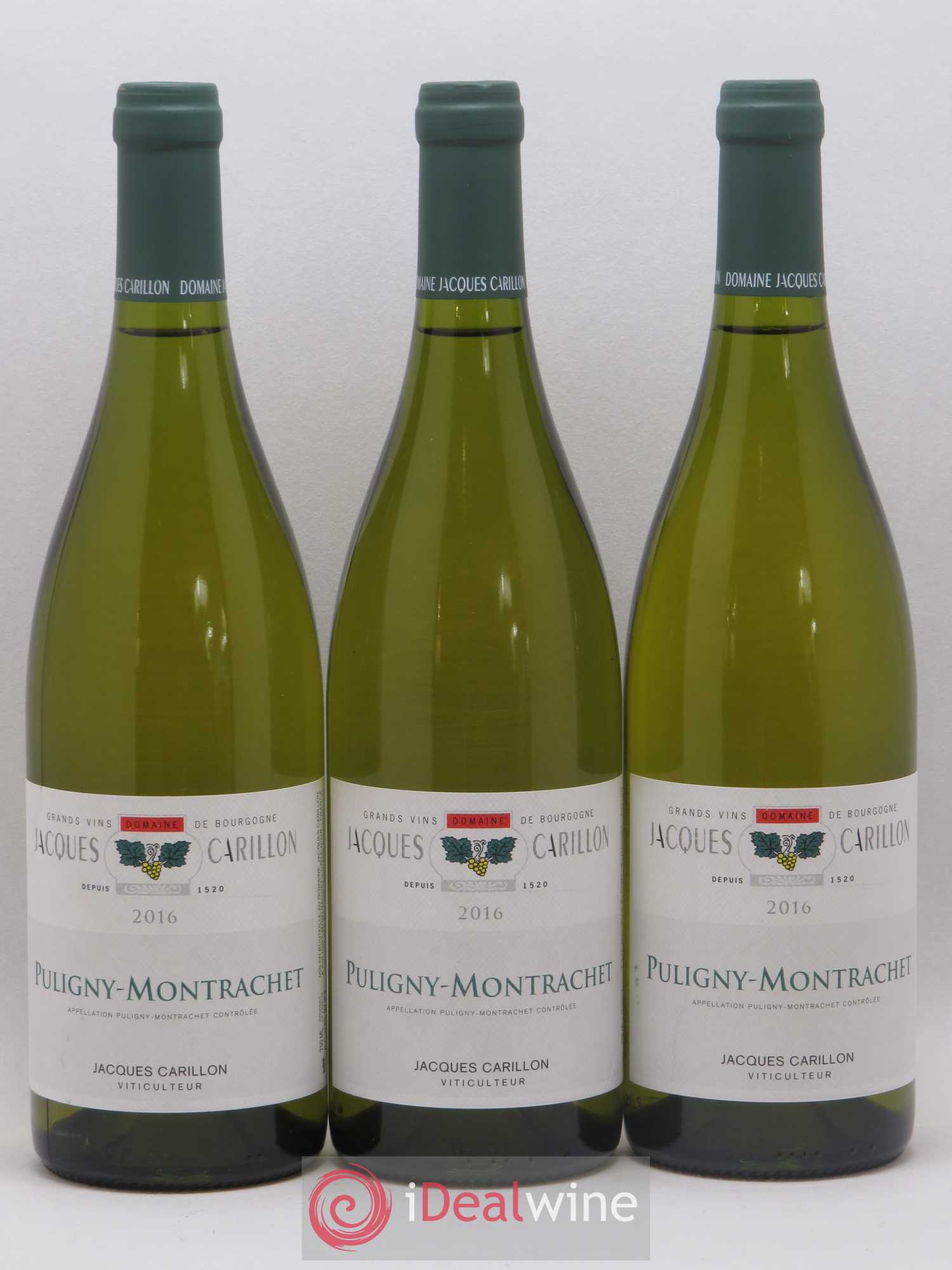 Puligny-Montrachet Jacques Carillon (Domaine) 2016 - Lot de 3 bouteilles - 0
